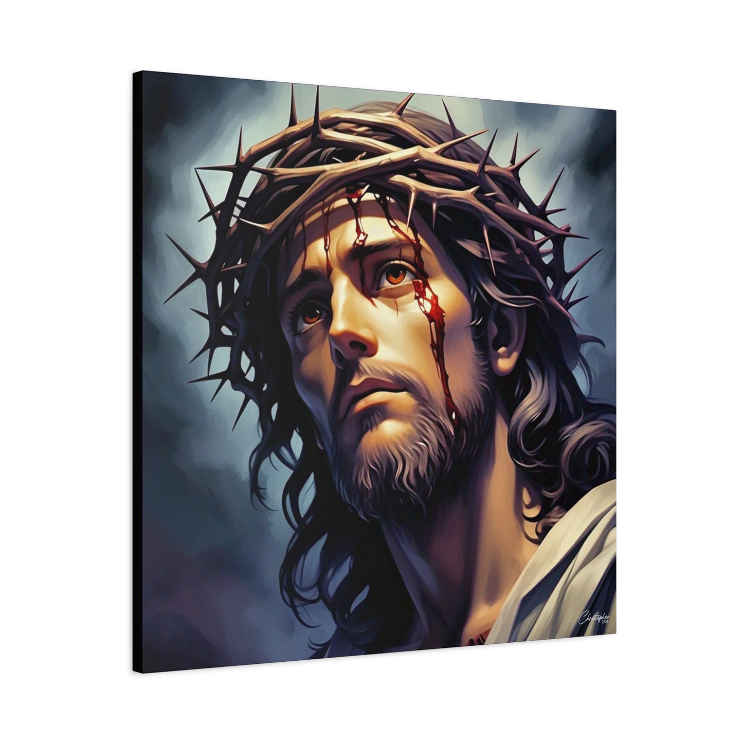 Religious Art Print Canvas, Inspirational Wall Decor, Christian Home Decor, Jesus Art, Gift for Faith-Based Celebrations