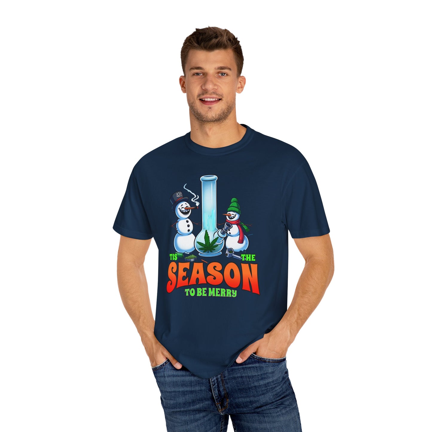 Festive Unisex T-Shirt: 'Tis the Season to Be Merry'