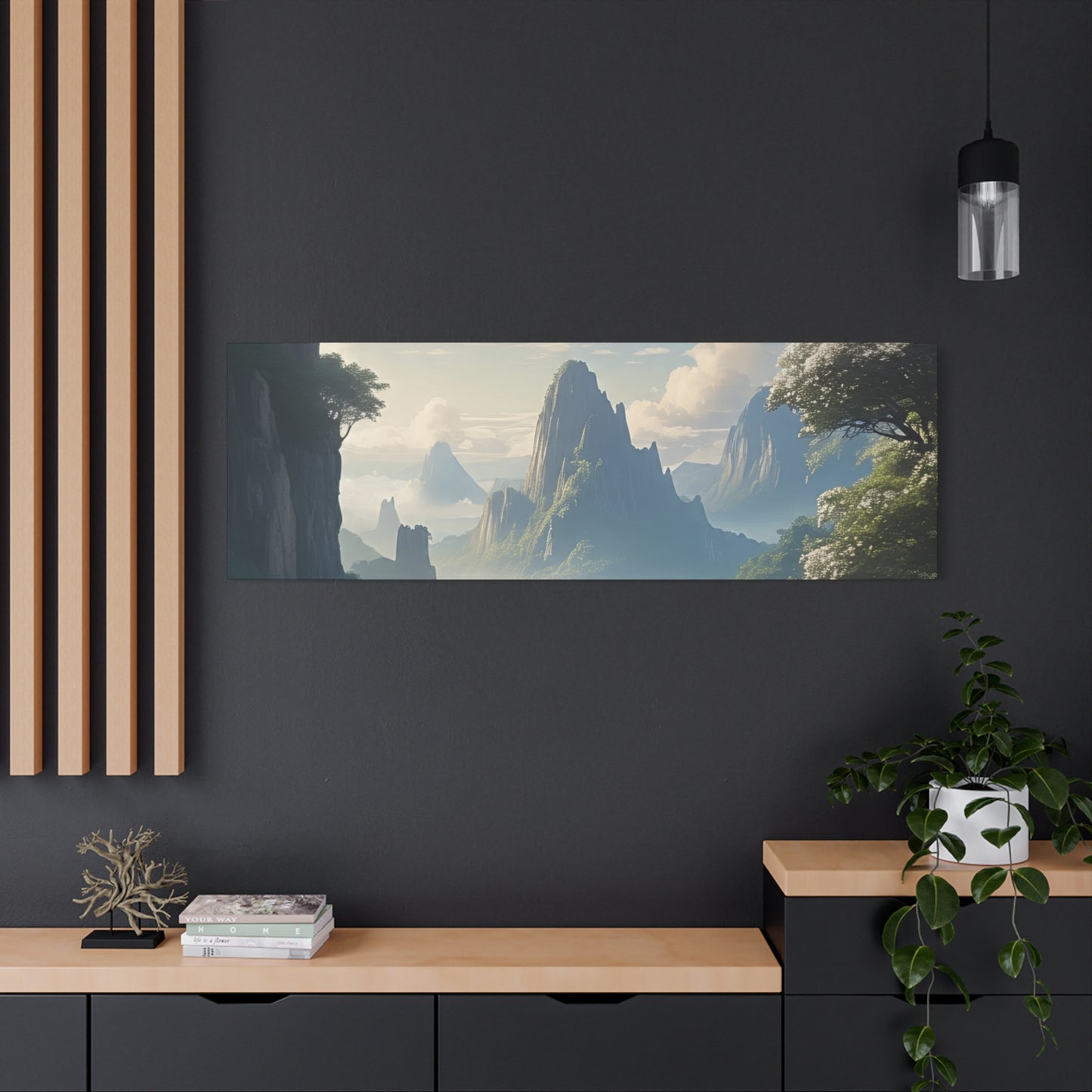 Scenic Landscape Canvas Print, Wall Art Decor, Home Decoration, Nature Wall Art, Gift for Nature Lovers, Tranquil Art for Living Room