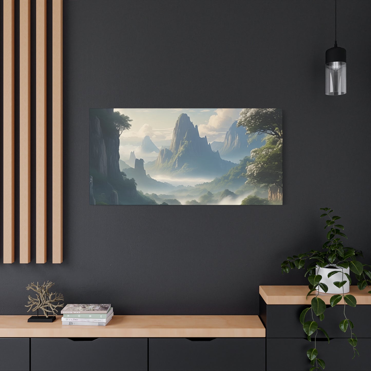 Scenic Landscape Canvas Print, Wall Art Decor, Home Decoration, Nature Wall Art, Gift for Nature Lovers, Tranquil Art for Living Room