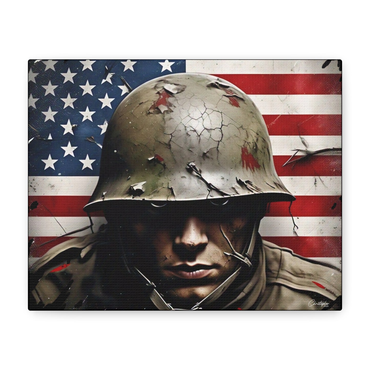 Military-Themed Canvas Art, Military Canvas Print, Wall Art for Veterans, Patriotic Home Decor, Gift for Army, Military Artwork, [...]