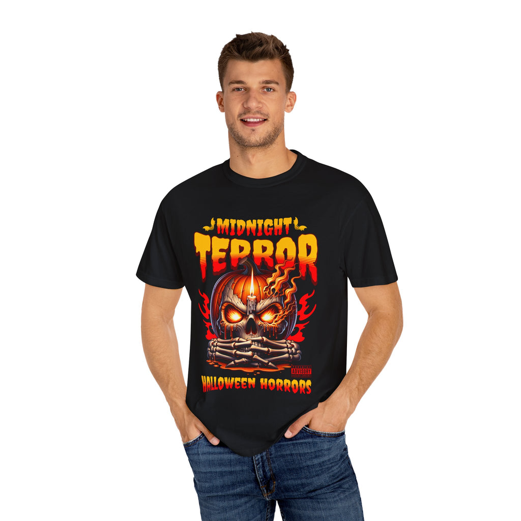 Halloween Skull T-Shirt, Unisex Spooky Tee, Halloween Costume Shirt, Trick or Treat Apparel, Eerie Gift for Ghoul Lovers