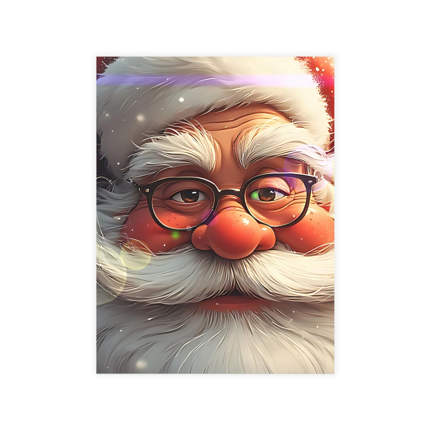 Santa close-up (Christmas Selfies) Postcard Bundles (envelopes included)