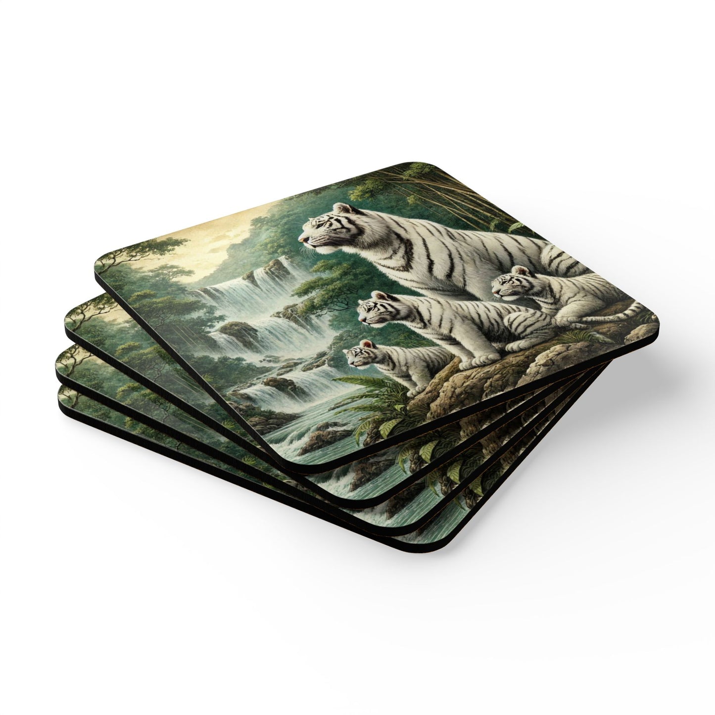 Corkwood Coaster Set