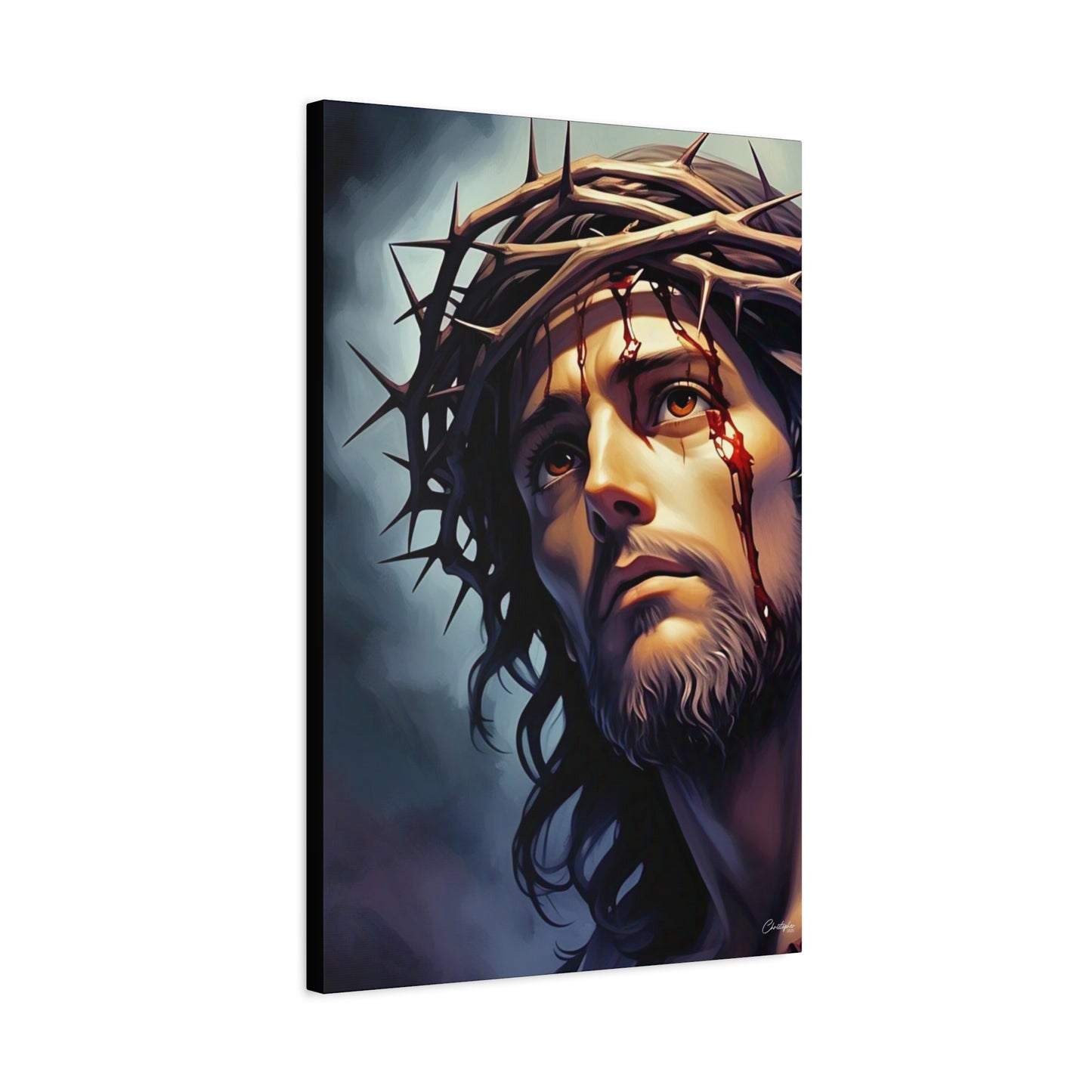 Religious Art Print Canvas, Inspirational Wall Decor, Christian Home Decor, Jesus Art, Gift for Faith-Based Celebrations