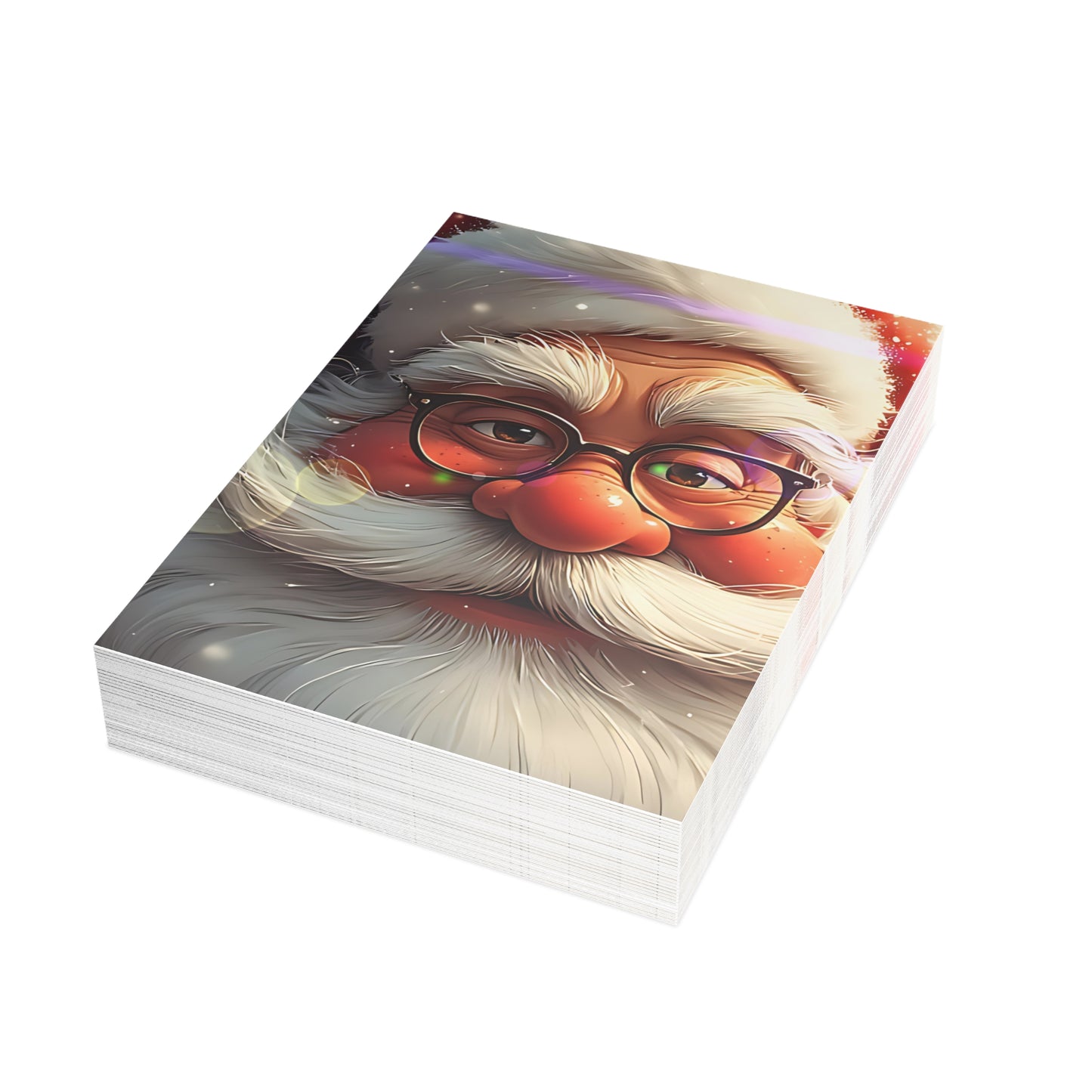 Santa close-up (Christmas Selfies) Postcard Bundles (envelopes included)