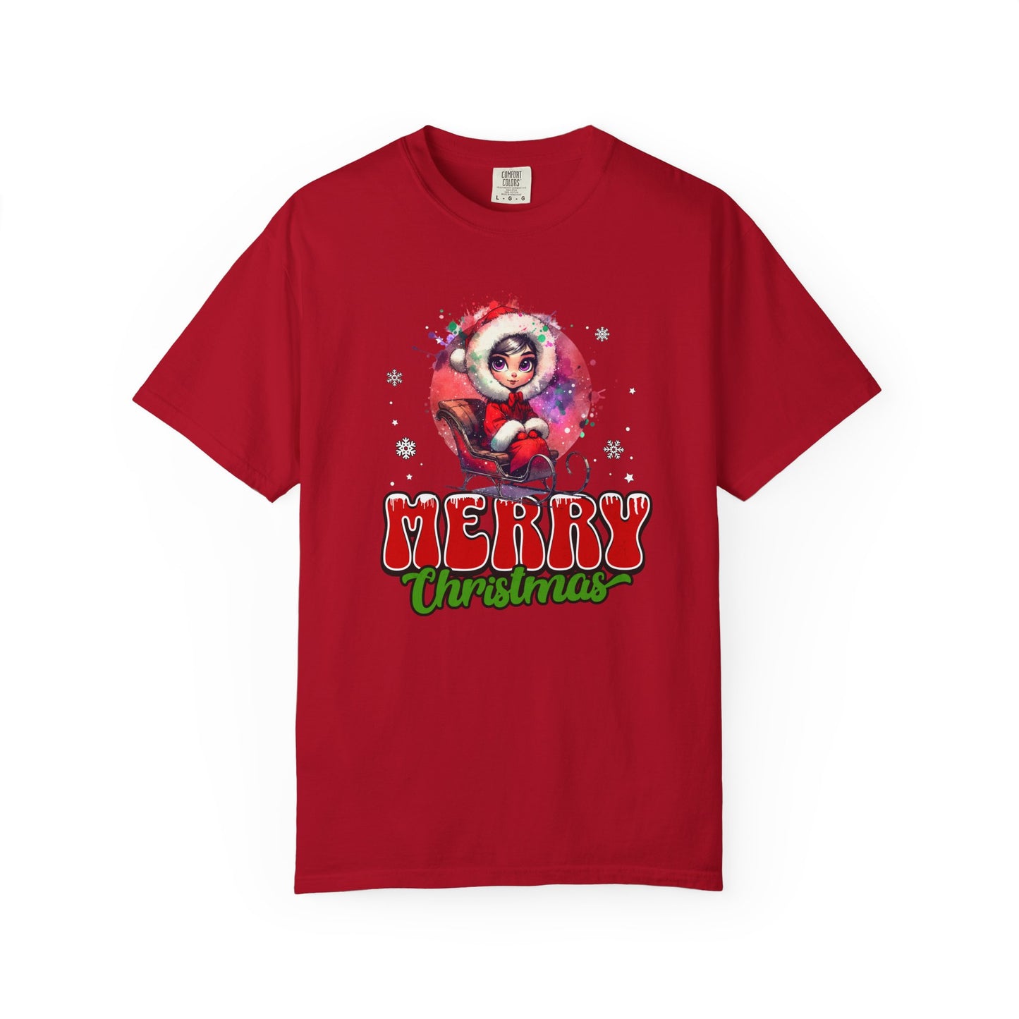 Merry Christmas Unisex Garment-Dyed T-Shirt