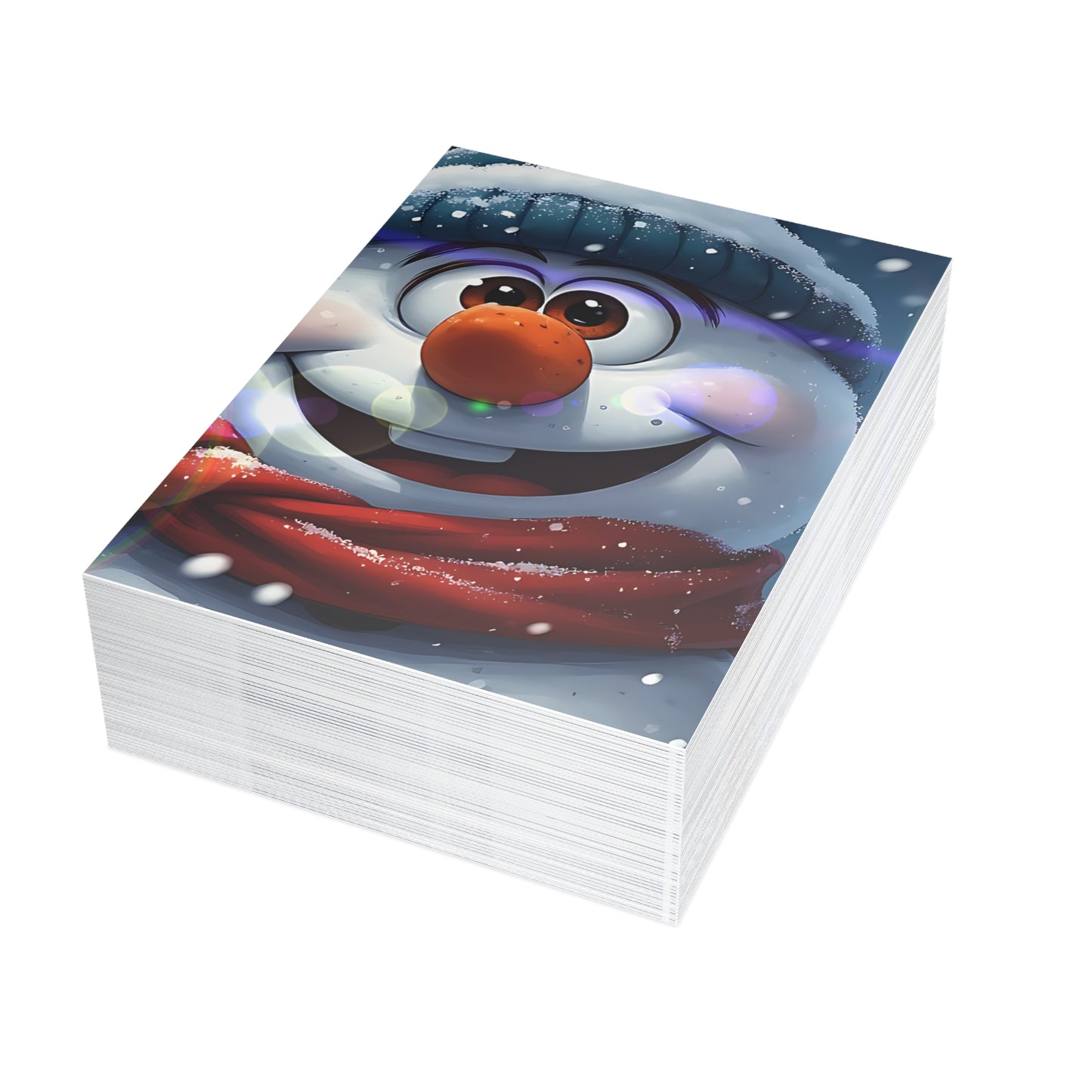 Goofy Snowman (Christmas Selfies) Postcard Bundles (envelopes included)