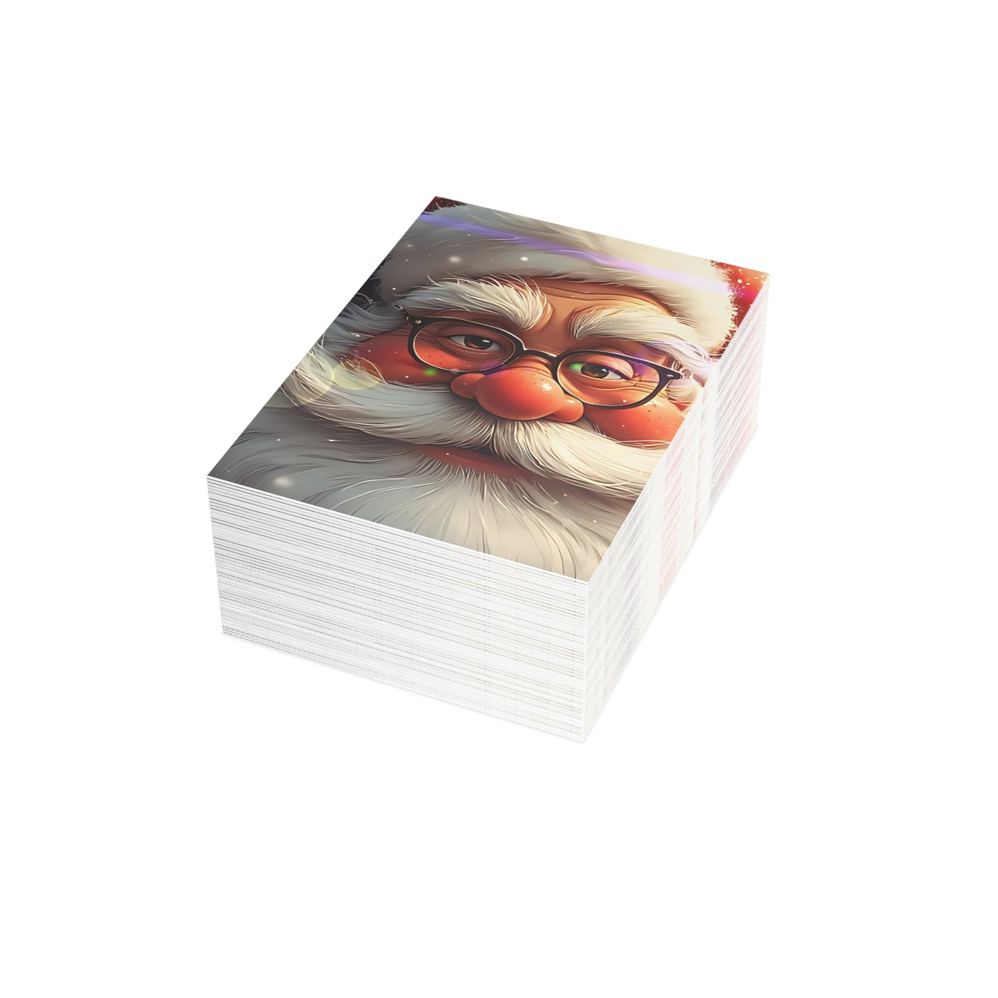 Santa close-up (Christmas Selfies) Postcard Bundles (envelopes included)