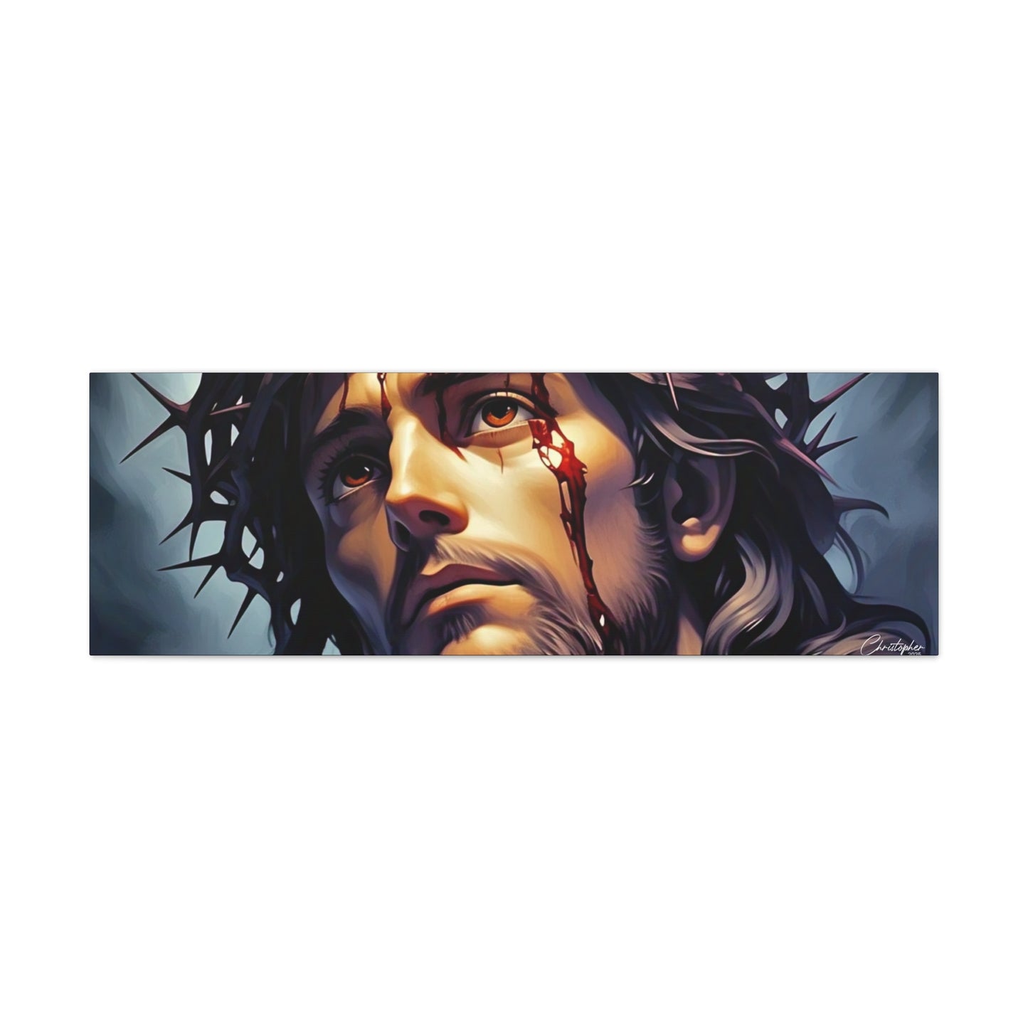 Religious Art Print Canvas, Inspirational Wall Decor, Christian Home Decor, Jesus Art, Gift for Faith-Based Celebrations