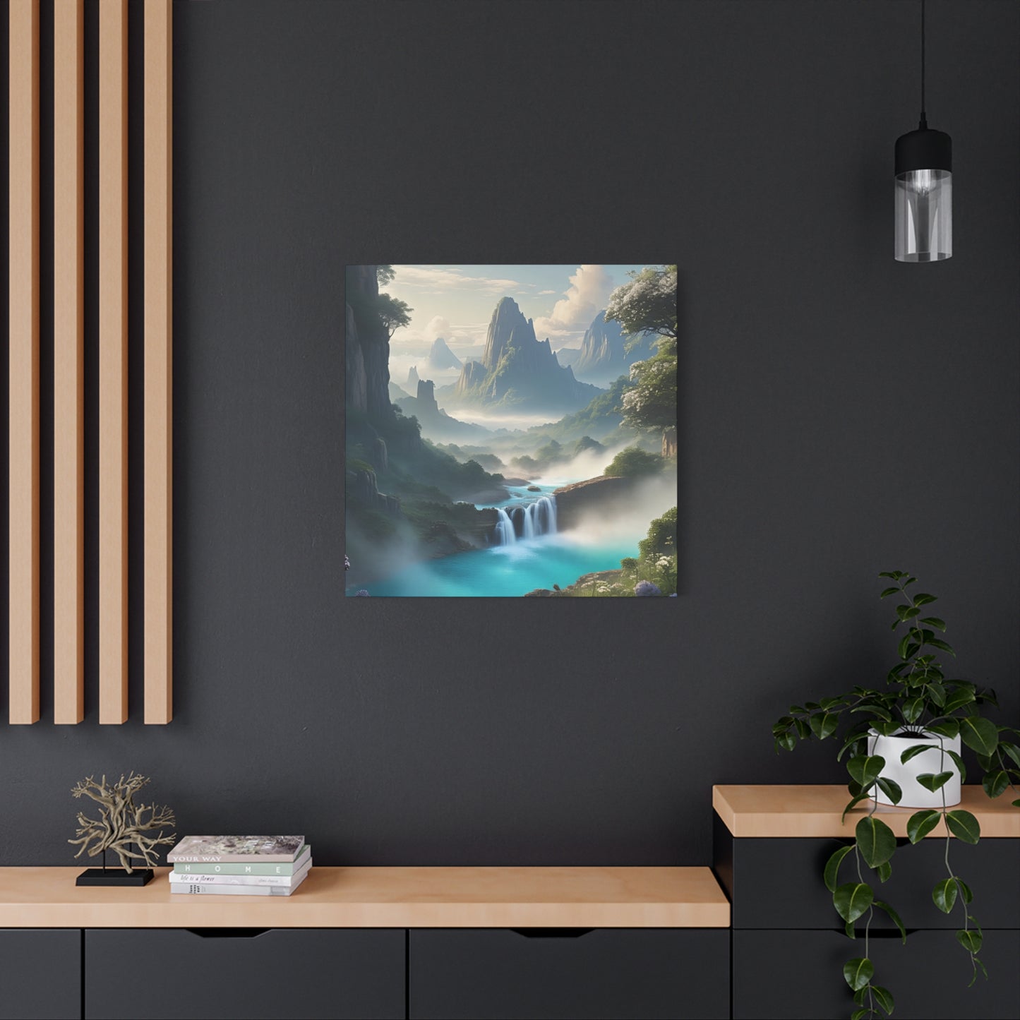 Scenic Landscape Canvas Print, Wall Art Decor, Home Decoration, Nature Wall Art, Gift for Nature Lovers, Tranquil Art for Living Room