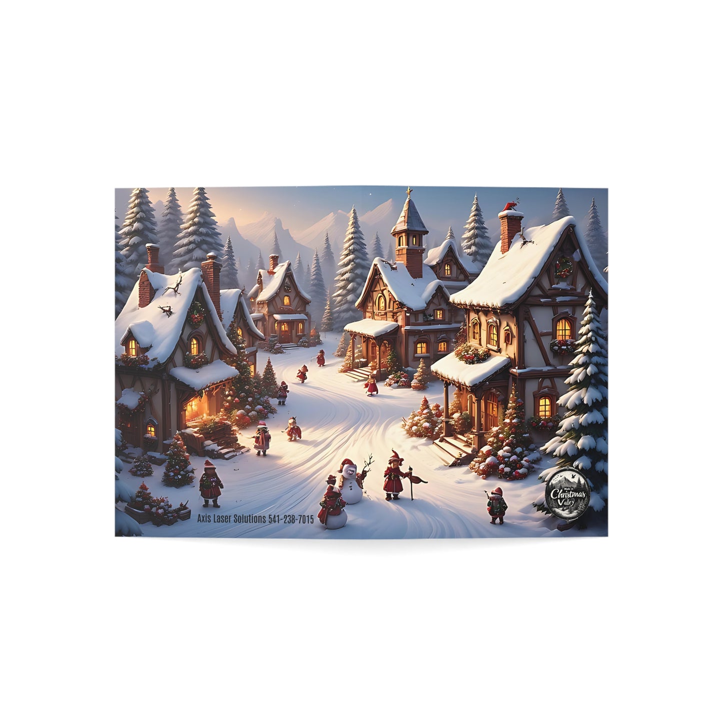 Charming Christmas Greeting Cards - Festive Winter Scenes, Holiday Cards for Friends and Family, Ideal for Christmas, New Year, Winter [...]