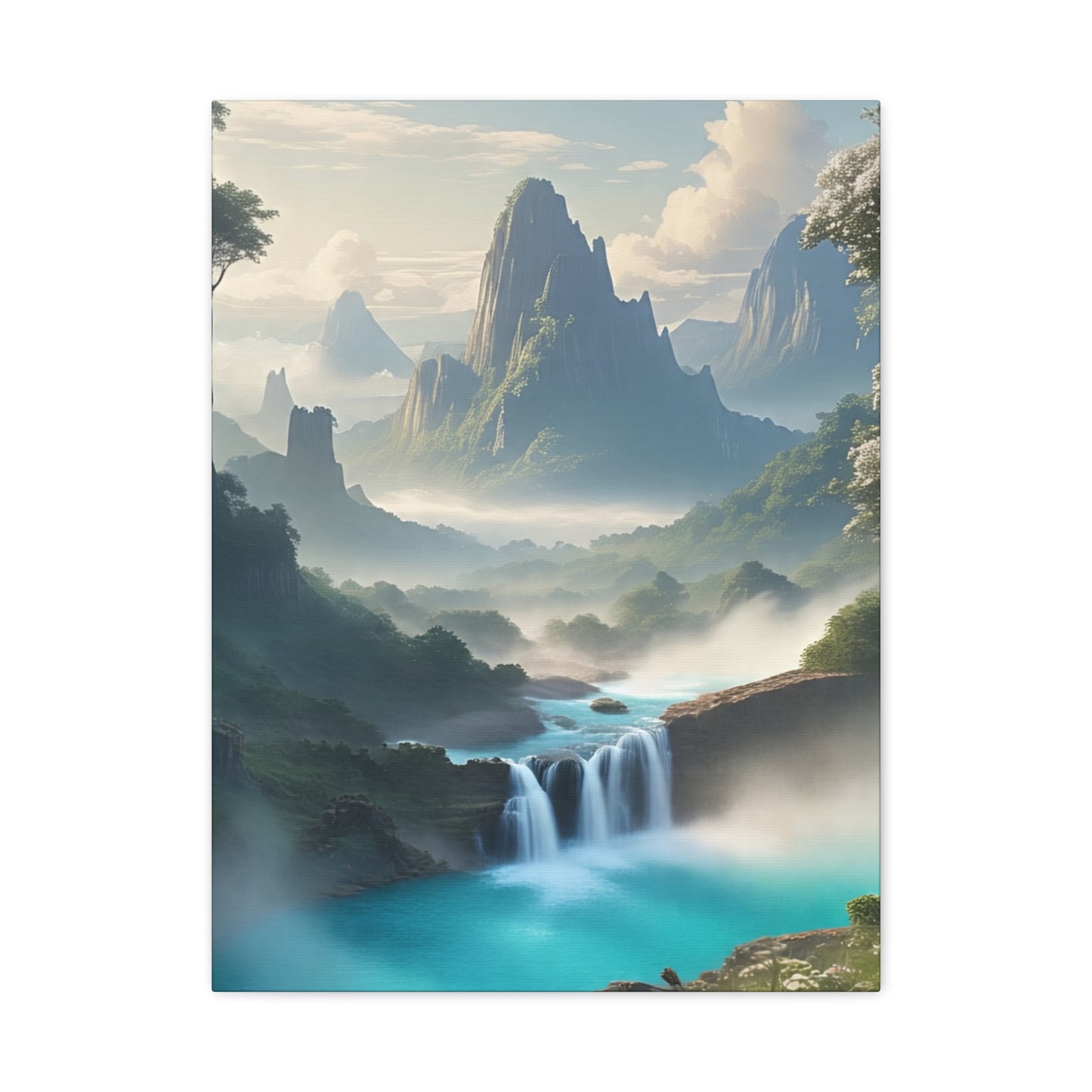 Scenic Landscape Canvas Print, Wall Art Decor, Home Decoration, Nature Wall Art, Gift for Nature Lovers, Tranquil Art for Living Room