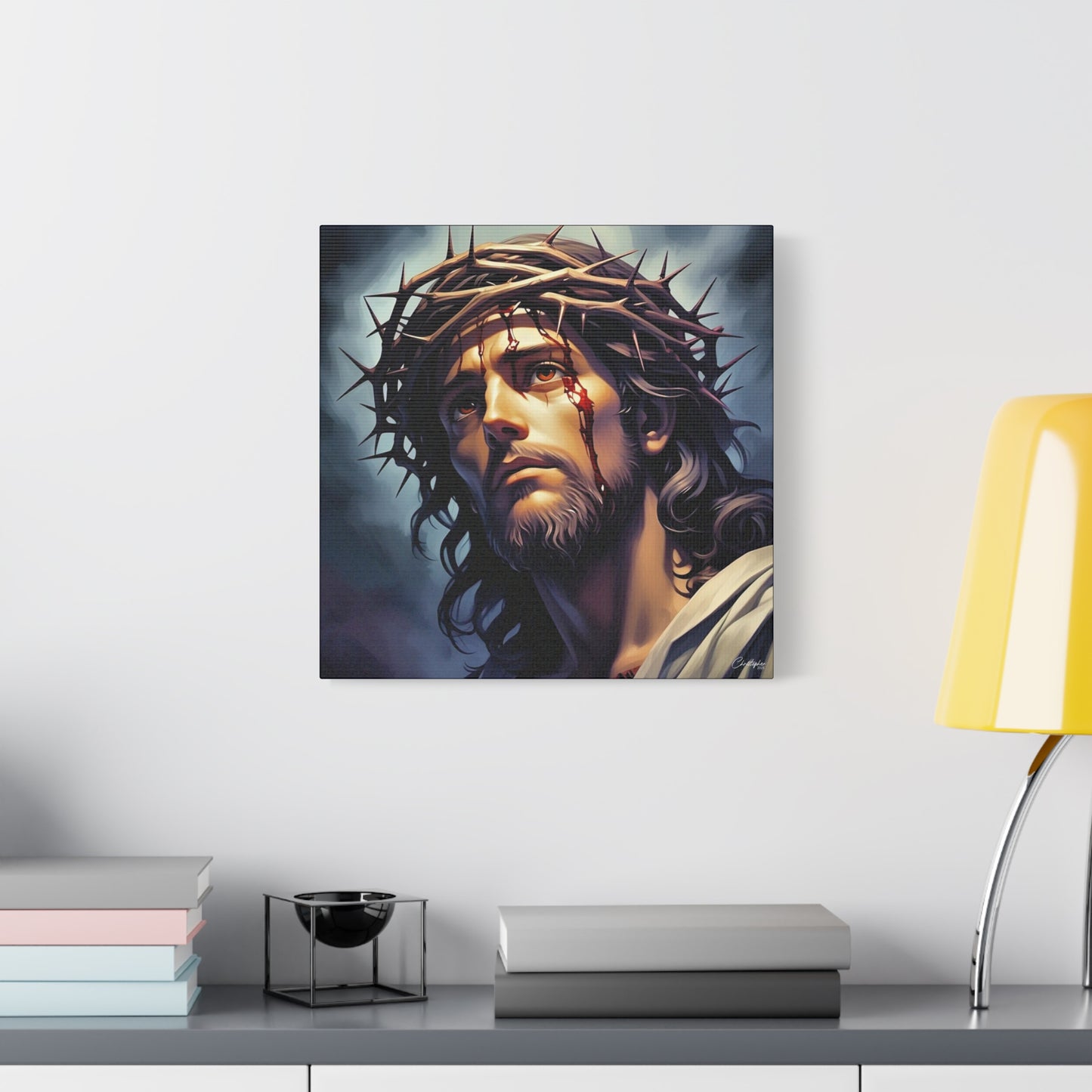 Religious Art Print Canvas, Inspirational Wall Decor, Christian Home Decor, Jesus Art, Gift for Faith-Based Celebrations