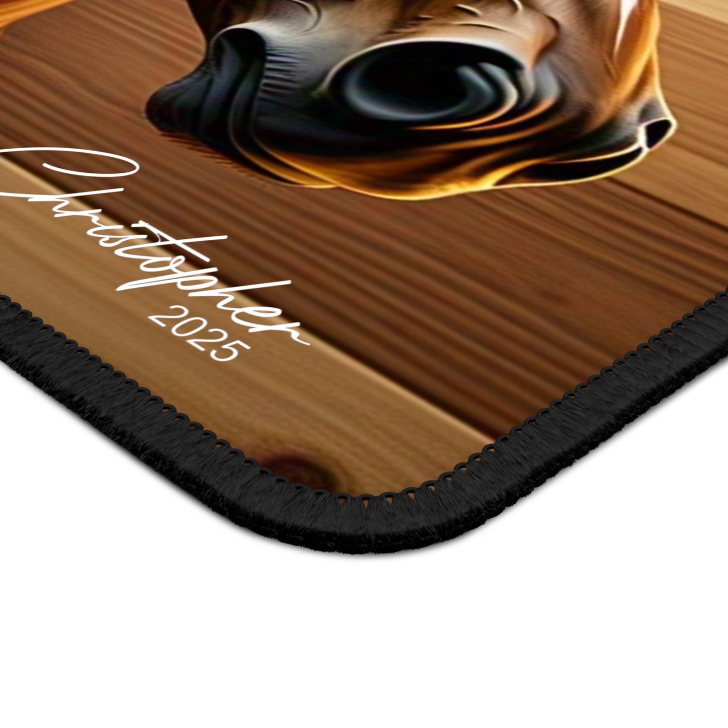 Equestrian Gaming Mouse Pad, Horse Lover Gift, Personalized Desk Accessory, Unique Gaming Decor, Animal Art Desk Mat