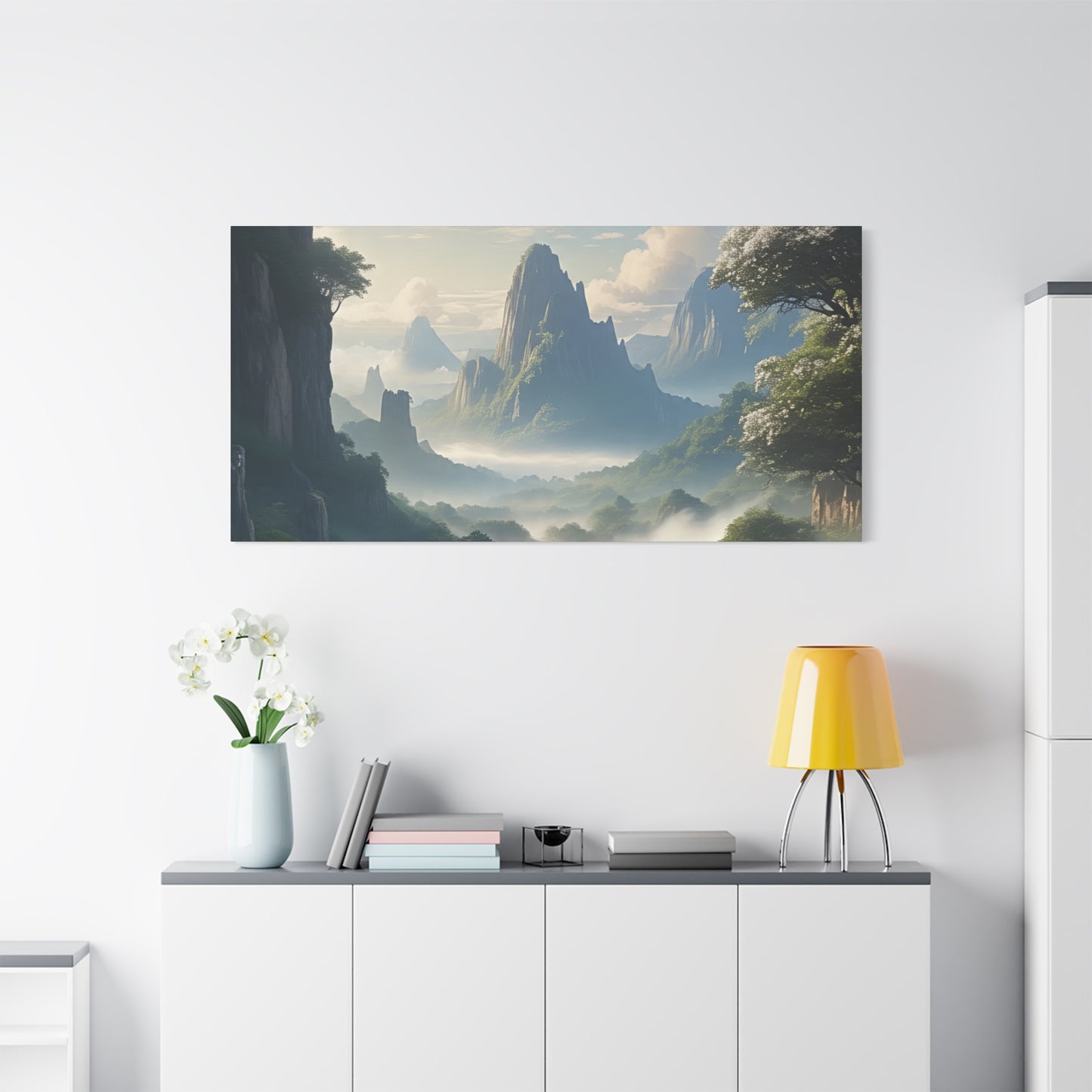 Scenic Landscape Canvas Print, Wall Art Decor, Home Decoration, Nature Wall Art, Gift for Nature Lovers, Tranquil Art for Living Room