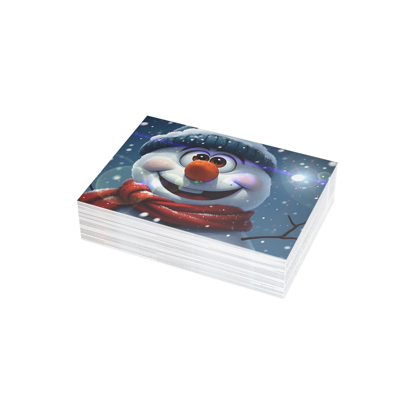 Goofy Snowman (Christmas Selfies) Postcard Bundles (envelopes included)