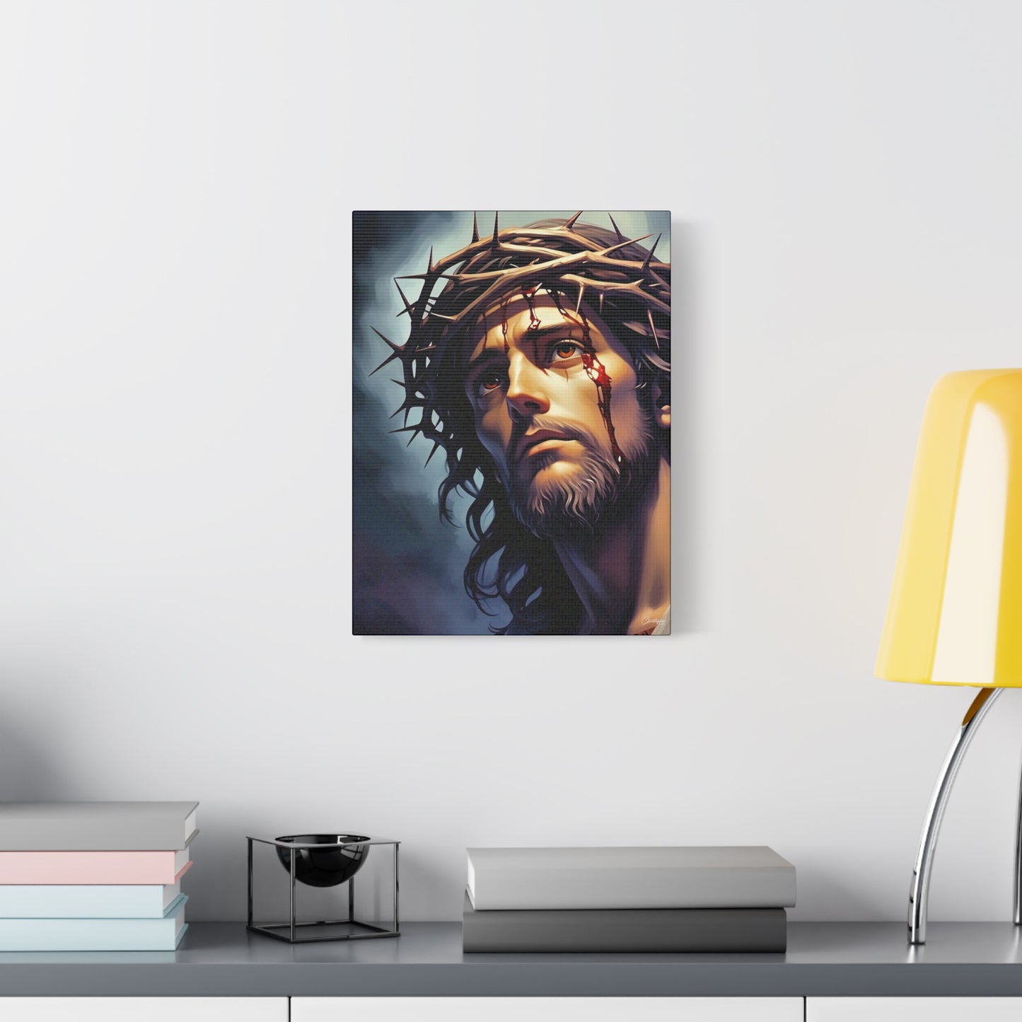 Religious Art Print Canvas, Inspirational Wall Decor, Christian Home Decor, Jesus Art, Gift for Faith-Based Celebrations
