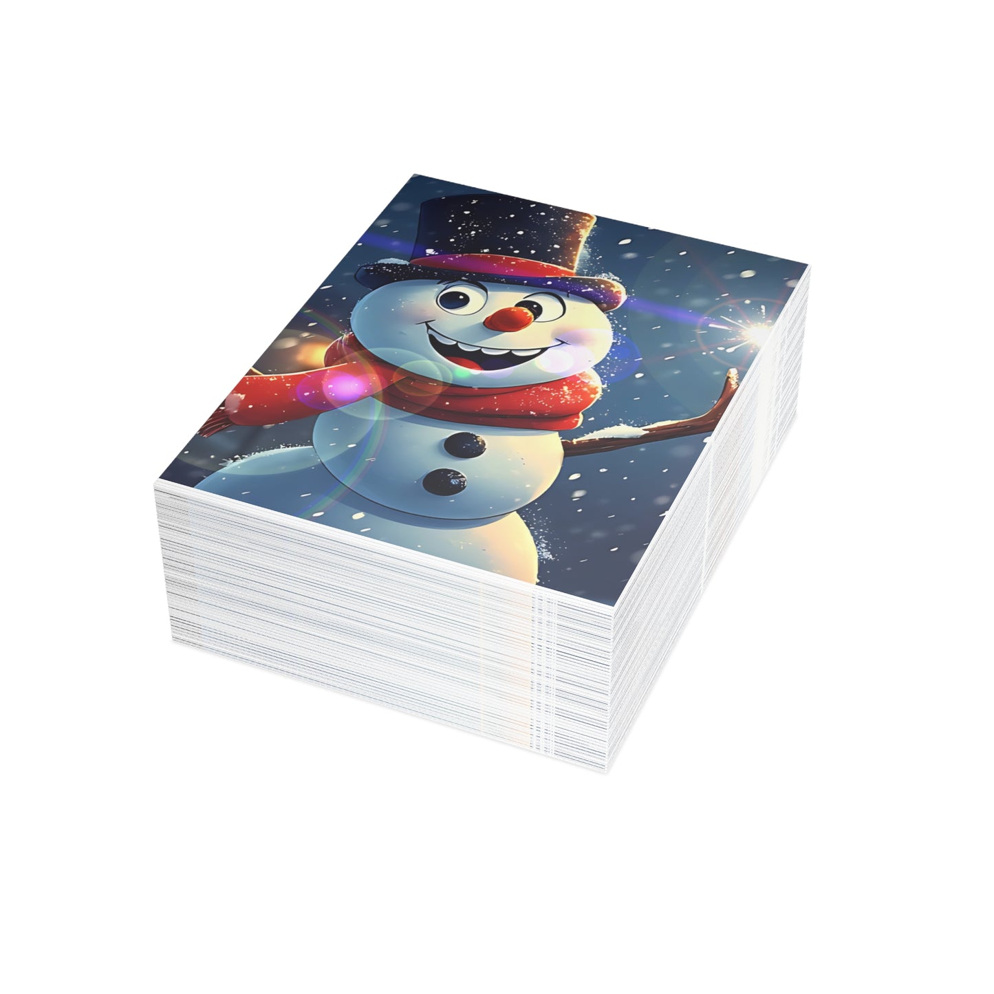 Snowman (Christmas Selfies) Postcard Bundles (envelopes included)
