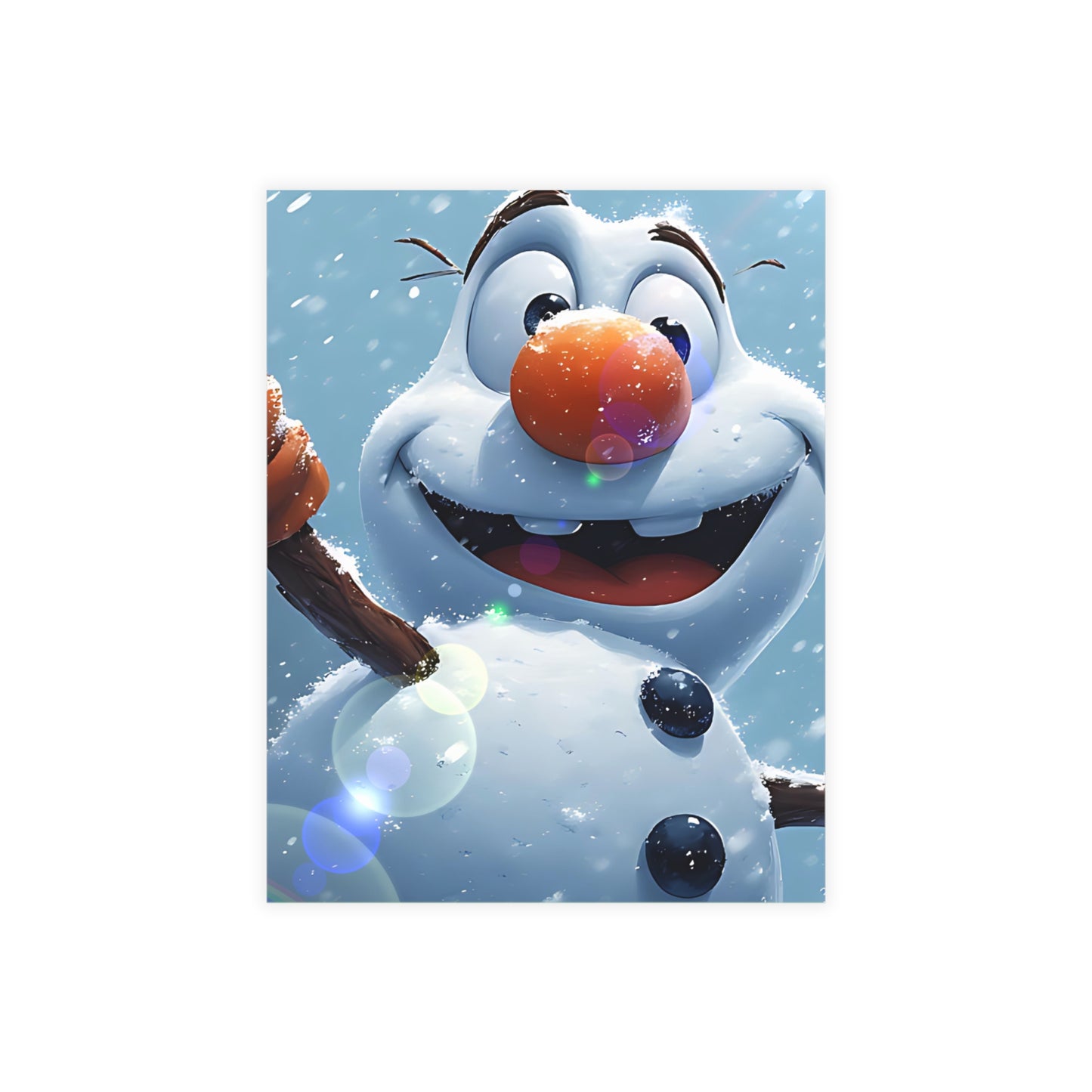 Dancing Snowman (Christmas Selfies) Postcard Bundles (envelopes included)