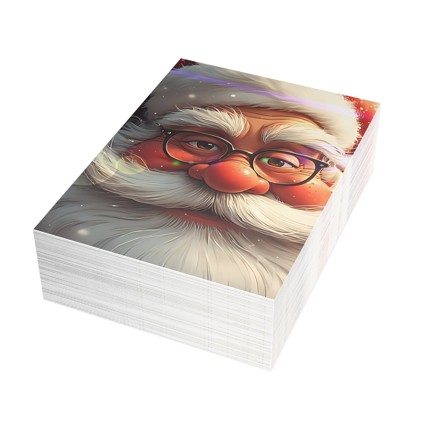 Santa close-up (Christmas Selfies) Postcard Bundles (envelopes included)