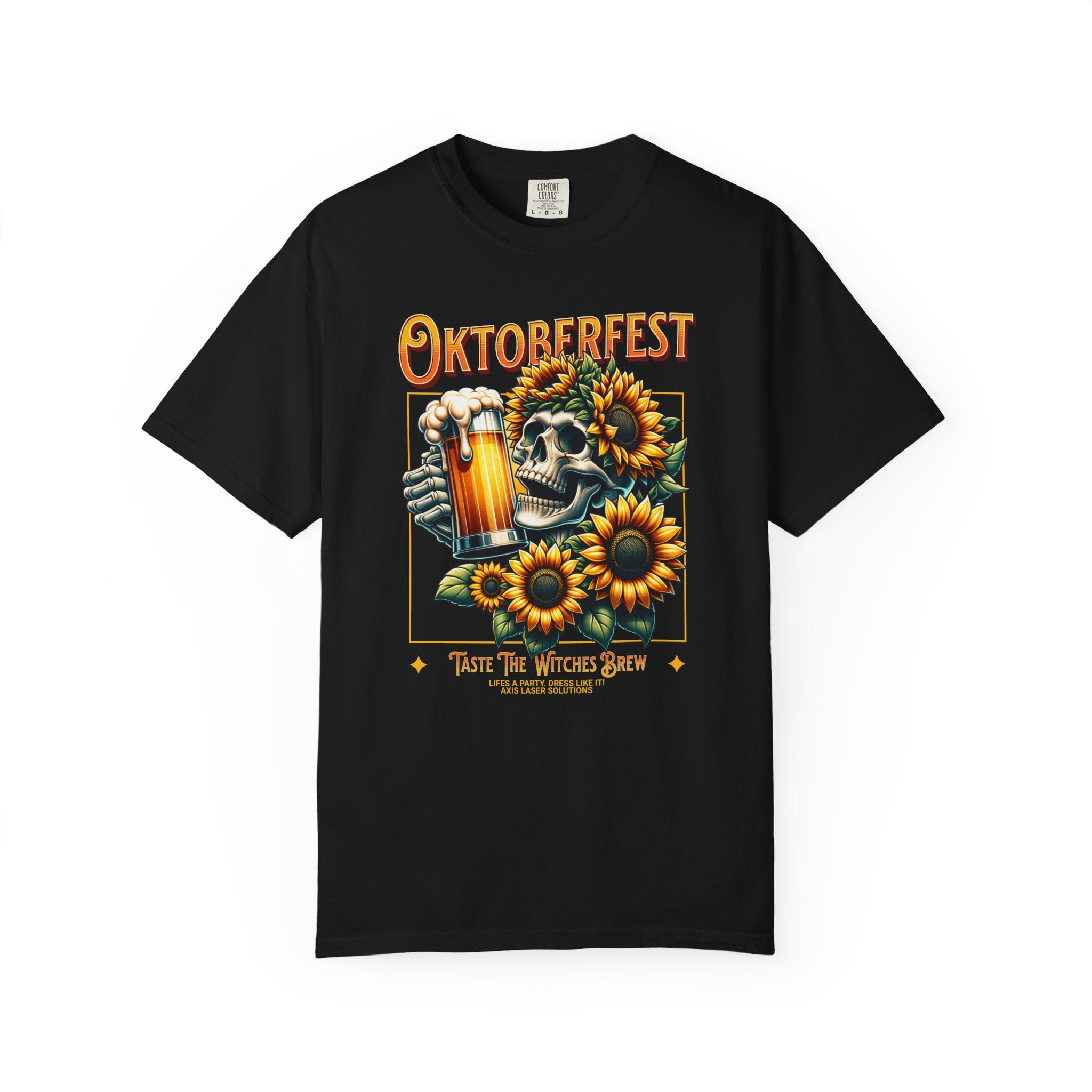 Oktoberfest T-shirt, Unisex Garment-Dyed Tee, Vintage Party Shirt, Beer Lover's Apparel, Fall Celebration Top