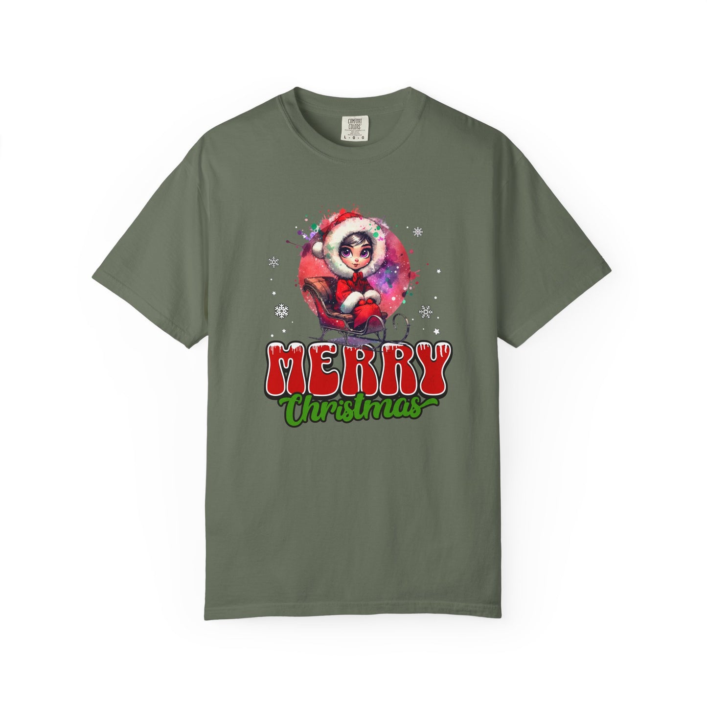 Merry Christmas Unisex Garment-Dyed T-Shirt