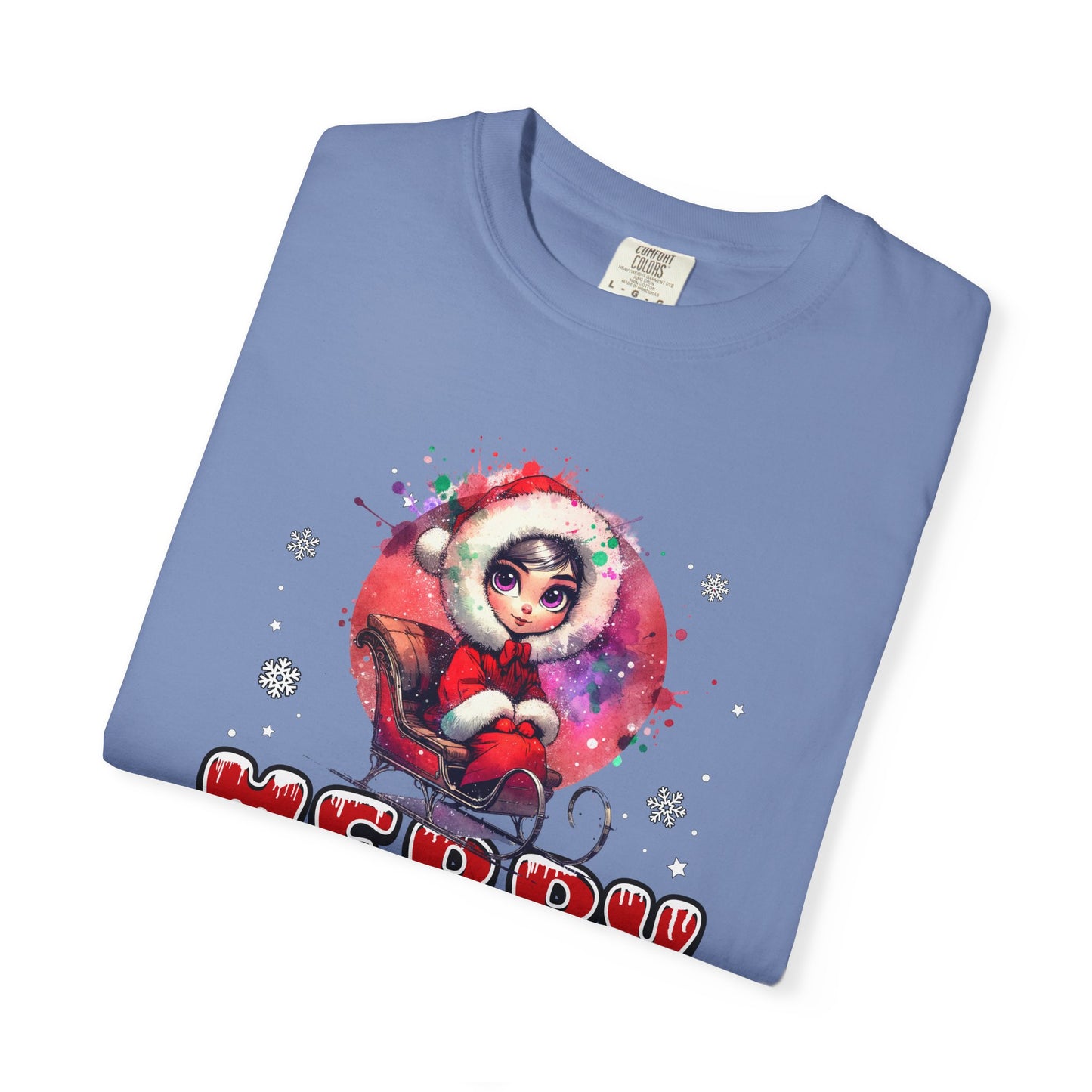 Merry Christmas Unisex Garment-Dyed T-Shirt