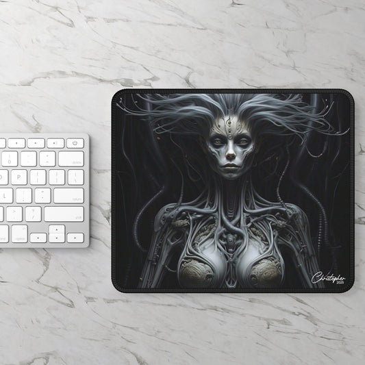 Futuristic Gaming Mouse Pad, Cyberpunk Desk Accessory, Gamer Gift, Sci-Fi Home Decor, Video Game Accessories, Unique Gaming Setup