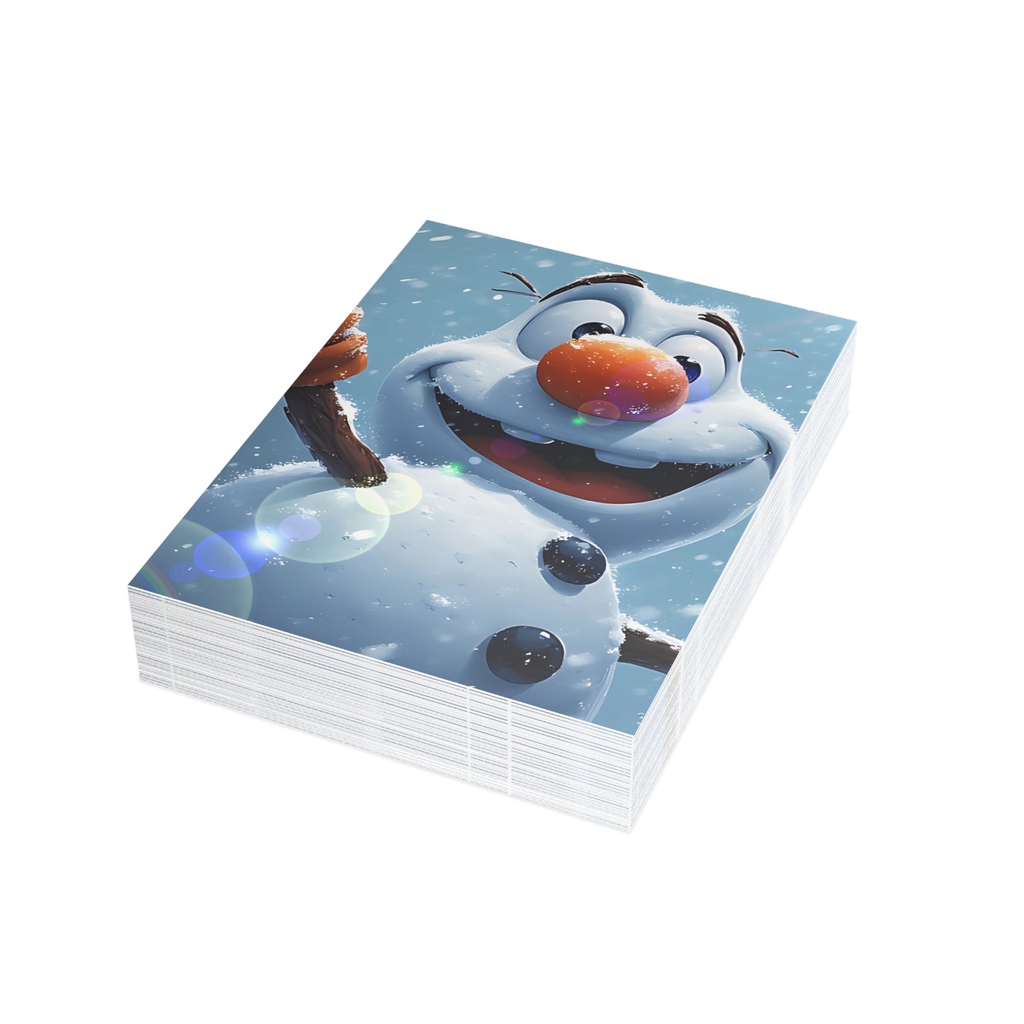 Dancing Snowman (Christmas Selfies) Postcard Bundles (envelopes included)