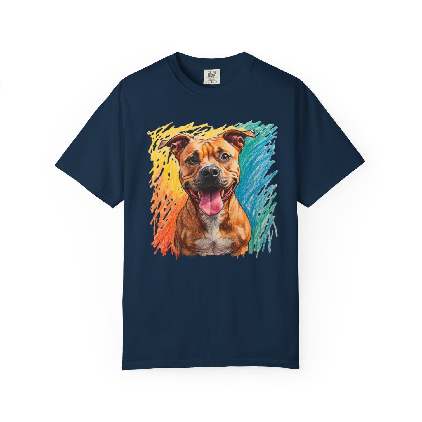 Vibrant Dog Lover T-Shirt, Pet Shirt, Animal T-Shirt, Gift for Dog Owners, Cute Dog Apparel, Unisex Pet Tee