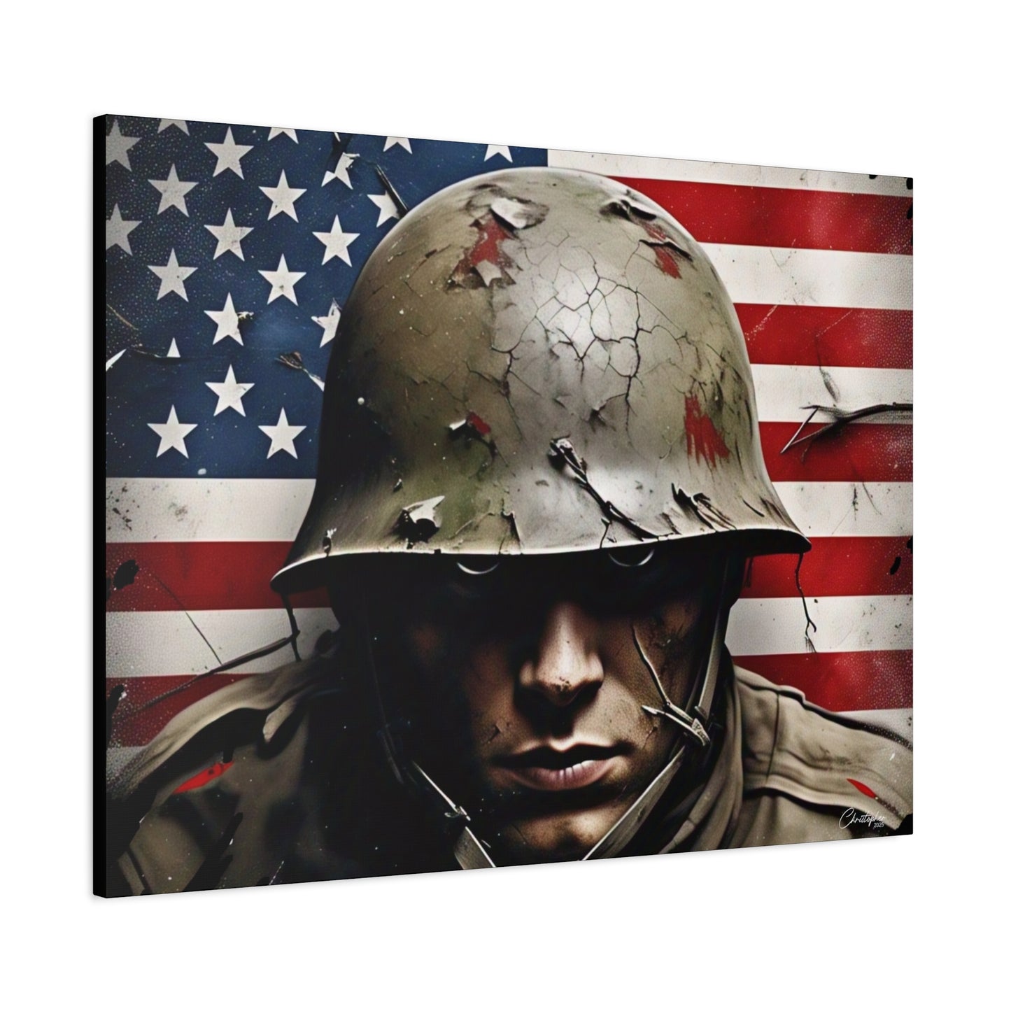 Military-Themed Canvas Art, Military Canvas Print, Wall Art for Veterans, Patriotic Home Decor, Gift for Army, Military Artwork, [...]