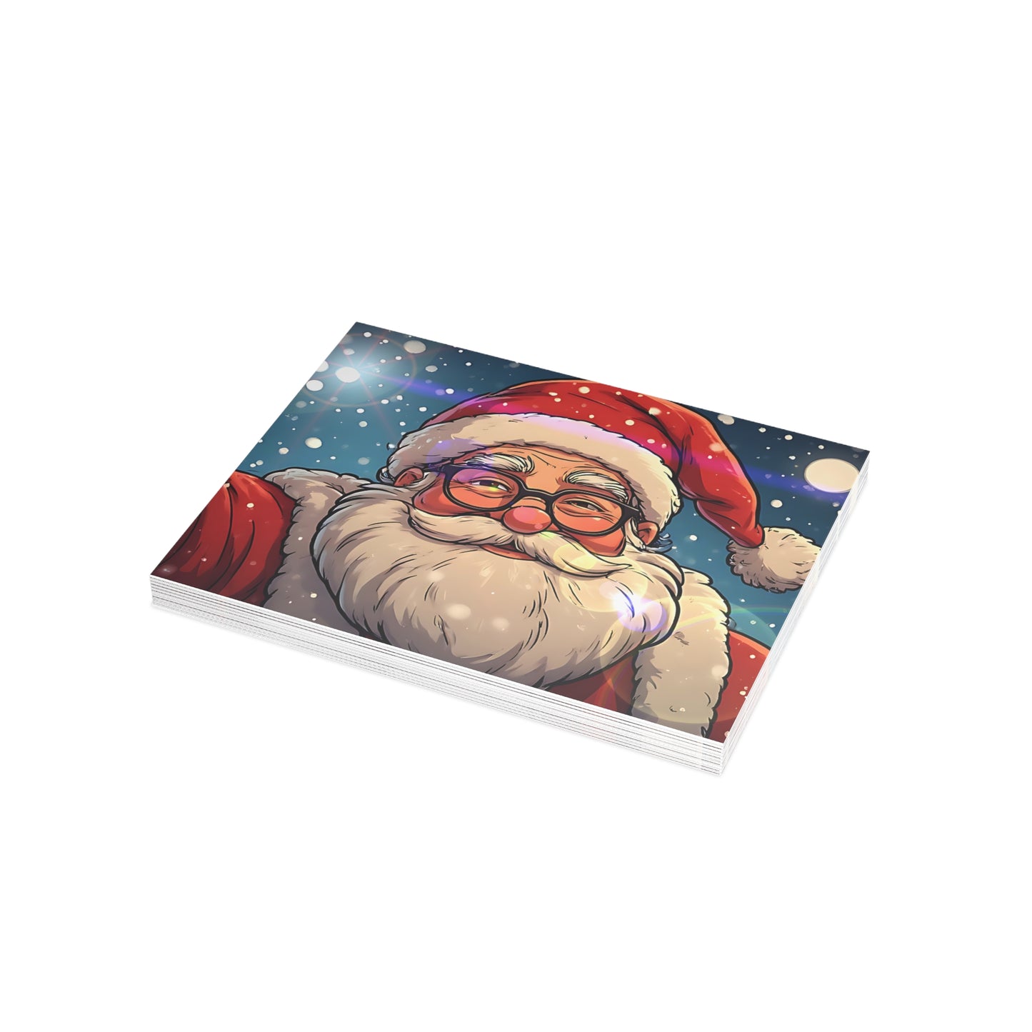 Santa (Christmas Selfies) Postcard Bundles (envelopes included)