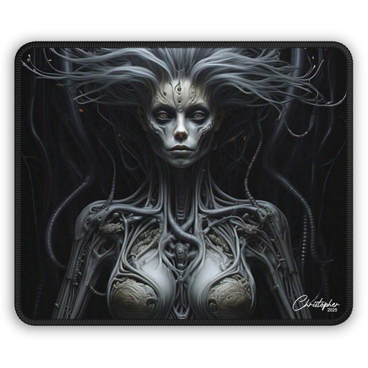 Futuristic Gaming Mouse Pad, Cyberpunk Desk Accessory, Gamer Gift, Sci-Fi Home Decor, Video Game Accessories, Unique Gaming Setup