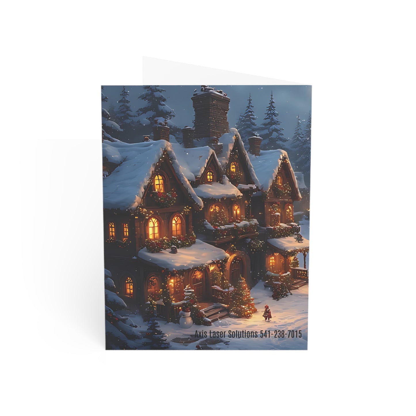 Cozy Winter Greeting Cards - Holiday Cheer, Christmas Wishes, Seasonal Greetings, Set of 1, 10, 30, 50pcs, Festive Cards for All Occasions