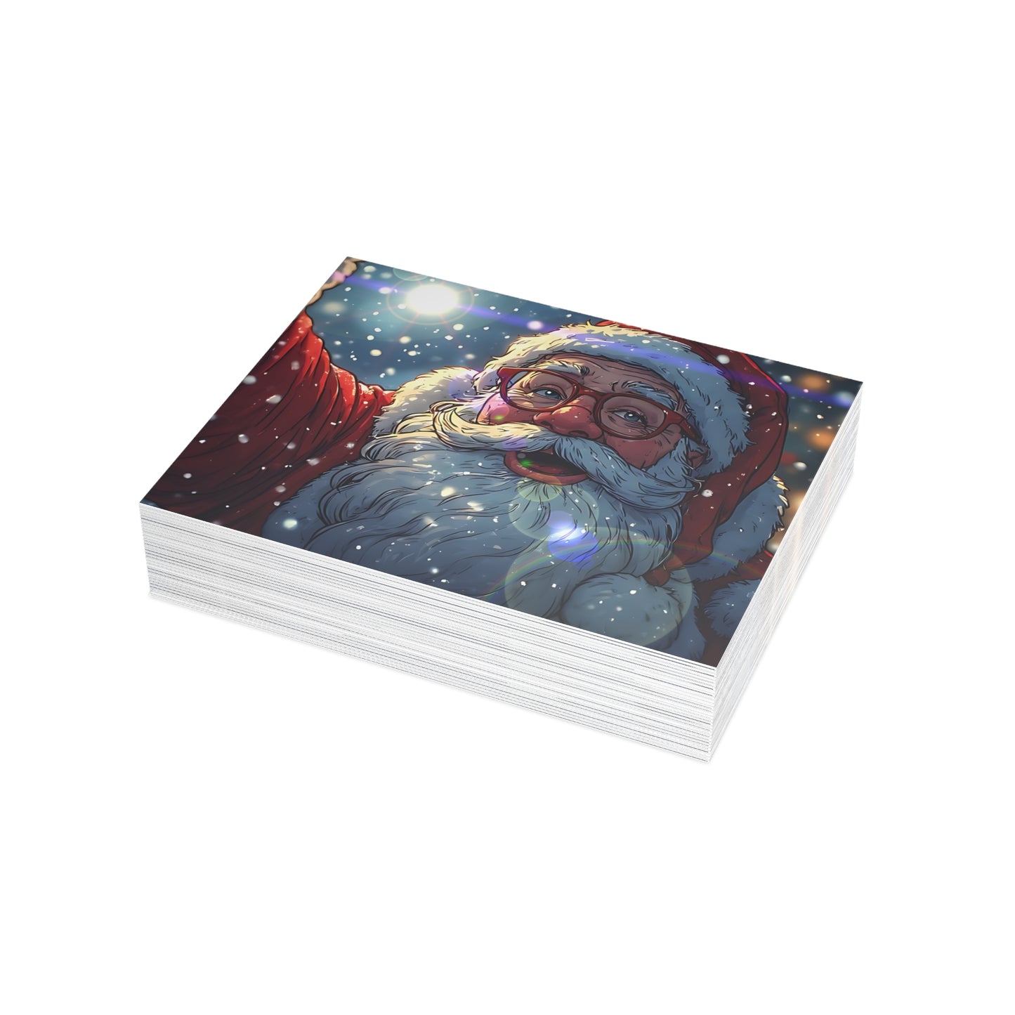 Happy Santa (Christmas Selfies) Postcard Bundles (envelopes included)