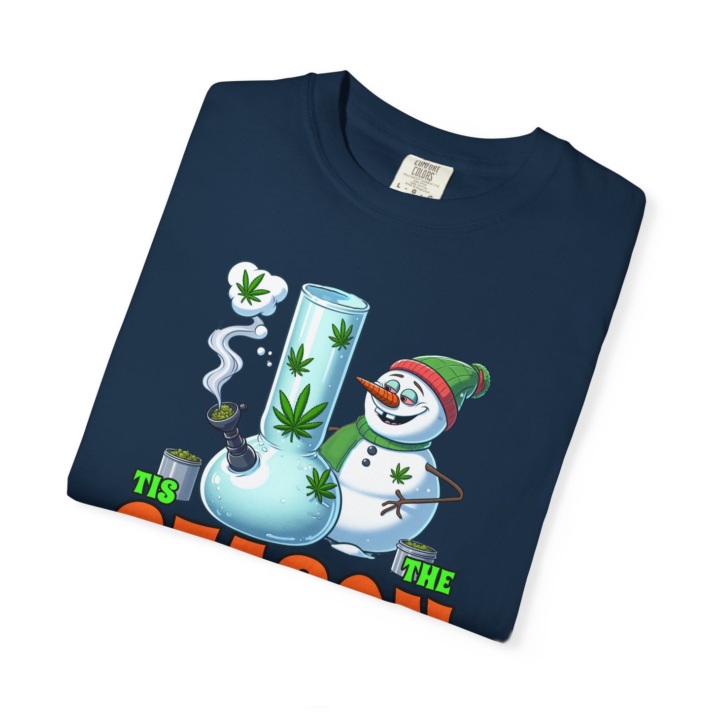Holiday Cannabis Fun T-Shirt | Merry Season Tee, Unisex Gift, Party Apparel, 420 Friendly, Winter Social Wear
