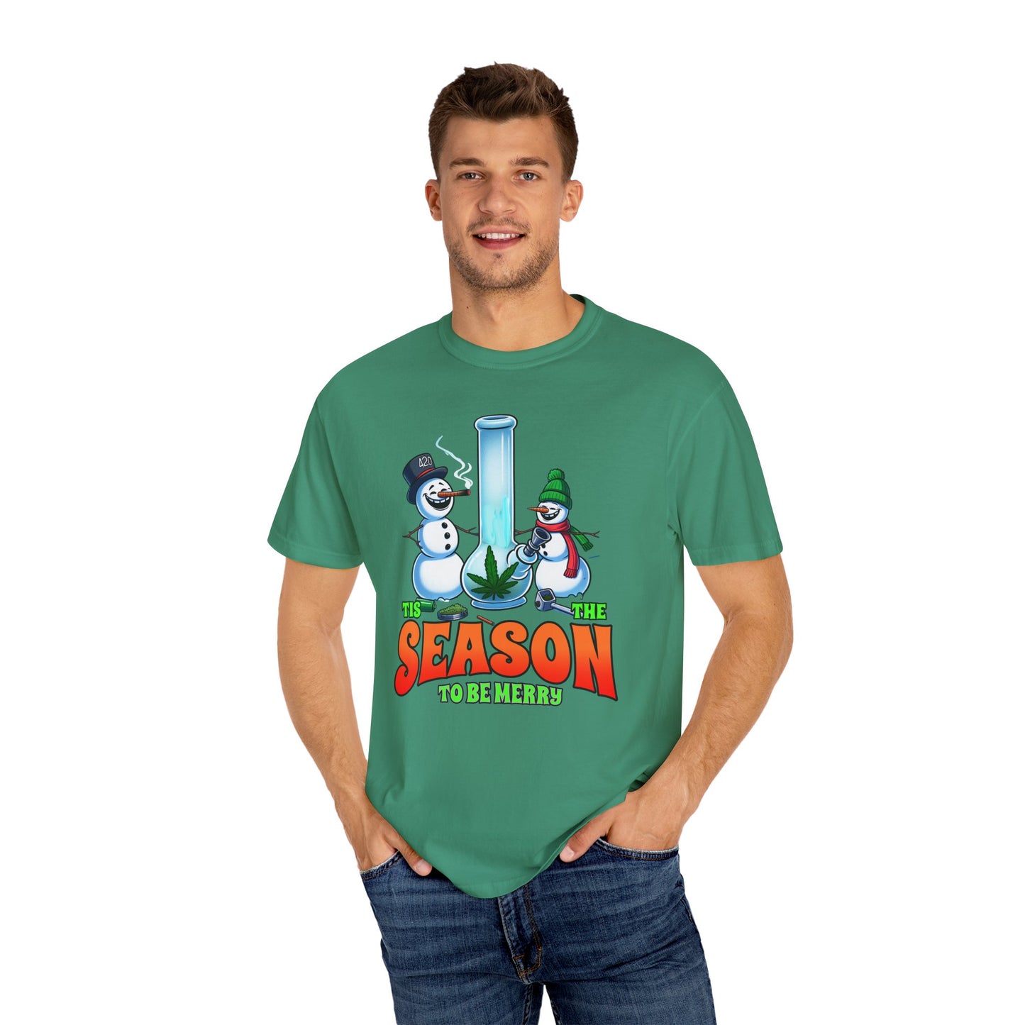 Festive Unisex T-Shirt: 'Tis the Season to Be Merry'