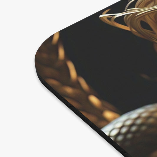 Golden Goddess Mouse Pad - Elegant Design for Gaming & Office
