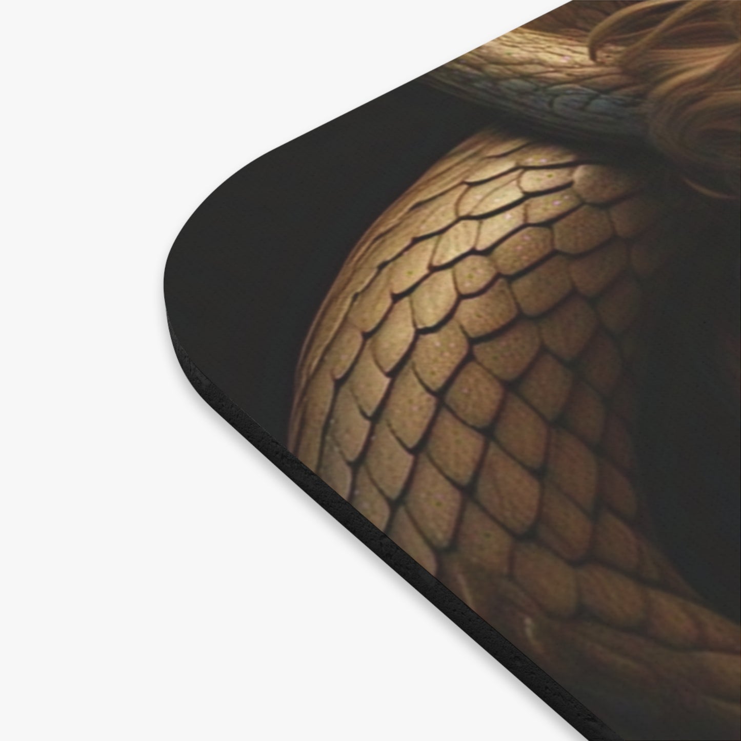Artistic Snake-Themed Mouse Pad - Unique Design for Home Office