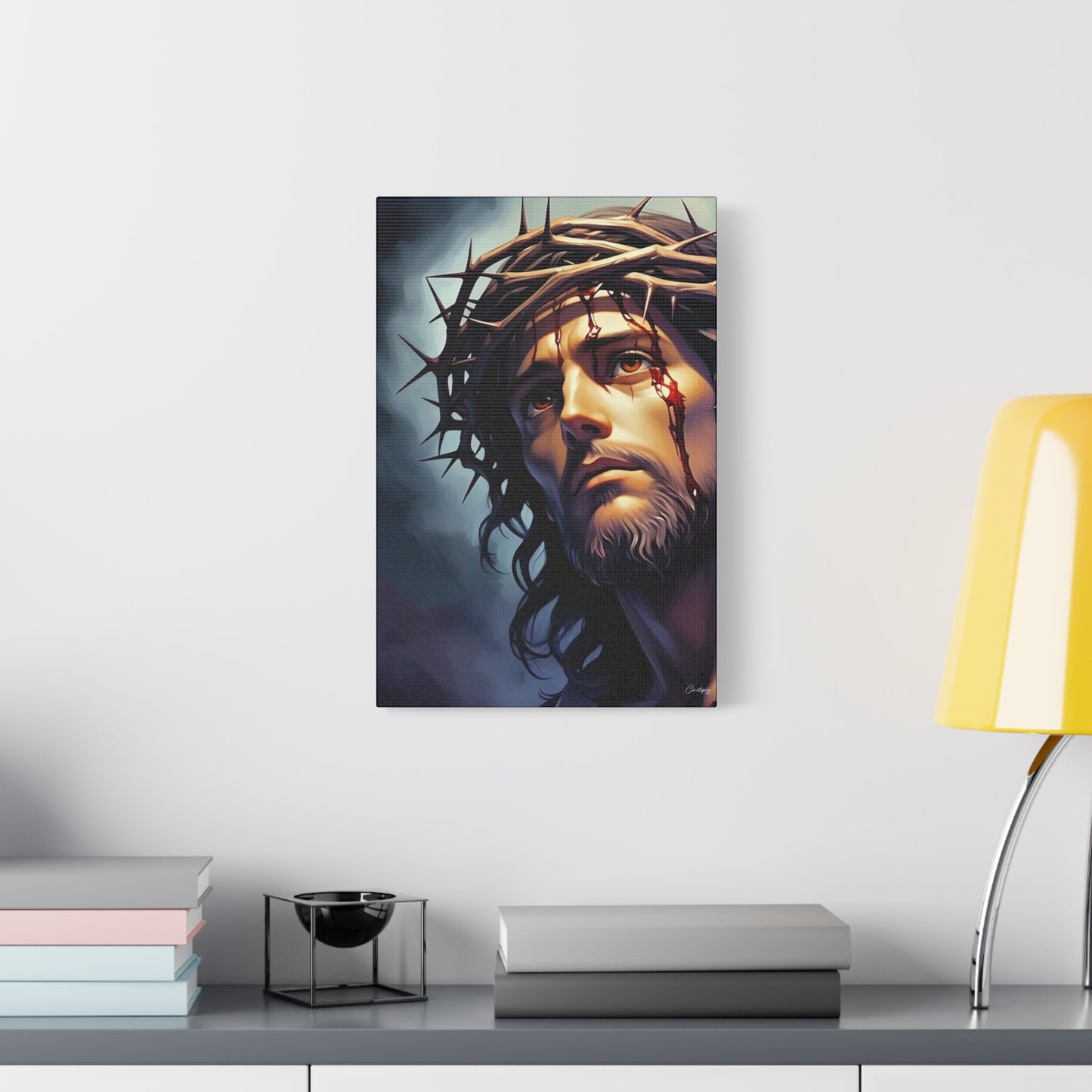 Religious Art Print Canvas, Inspirational Wall Decor, Christian Home Decor, Jesus Art, Gift for Faith-Based Celebrations