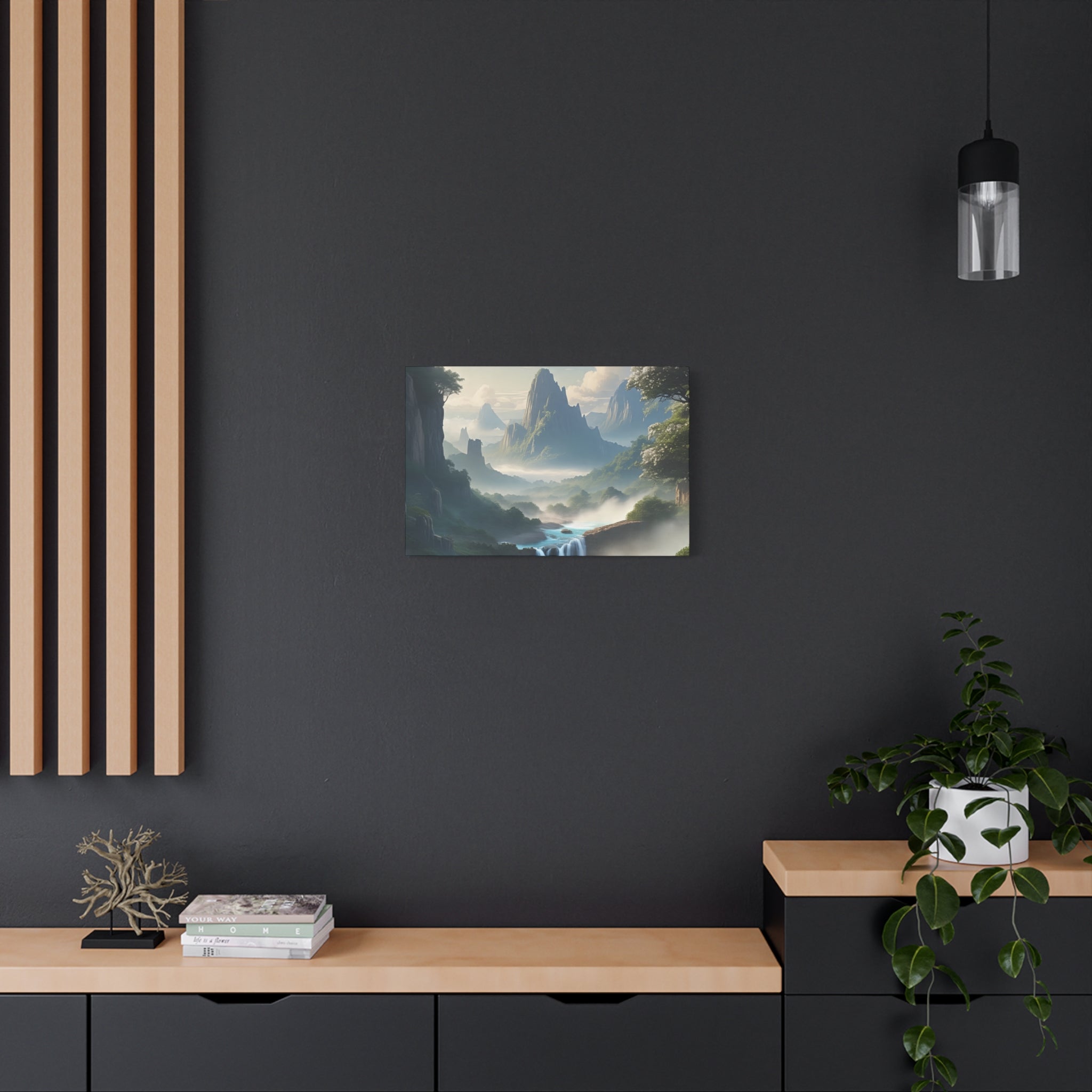 Scenic Landscape Canvas Print, Wall Art Decor, Home Decoration, Nature Wall Art, Gift for Nature Lovers, Tranquil Art for Living Room