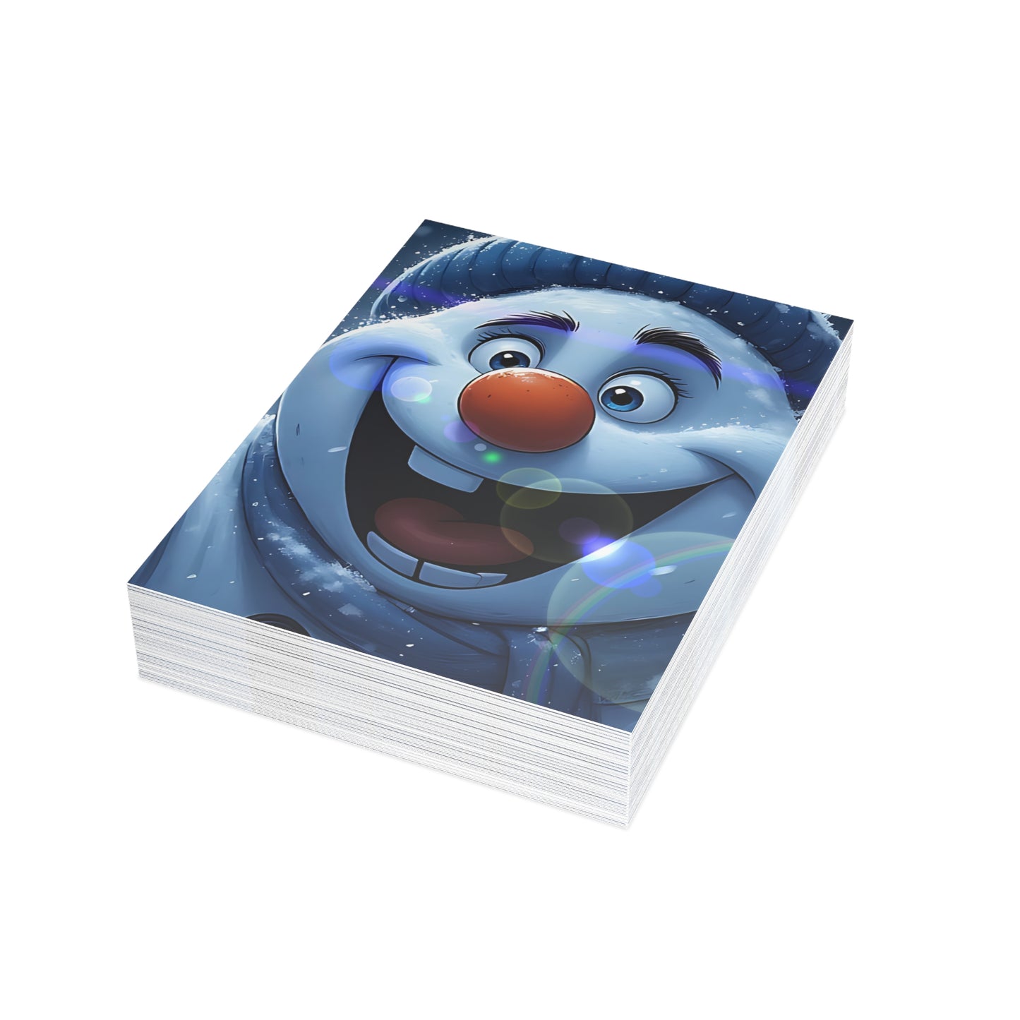 Happy Snowman (Christmas Selfies) Postcard Bundles (envelopes included)