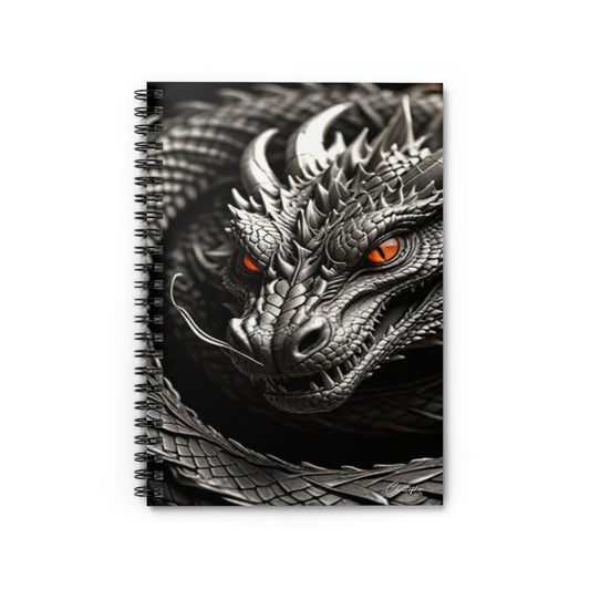 Dragon-Themed Spiral Notebook - Perfect for Art Lovers, Writers, and Fantasy Enthusiasts, Ideal Gift for Birthdays, Graduations, and [...]