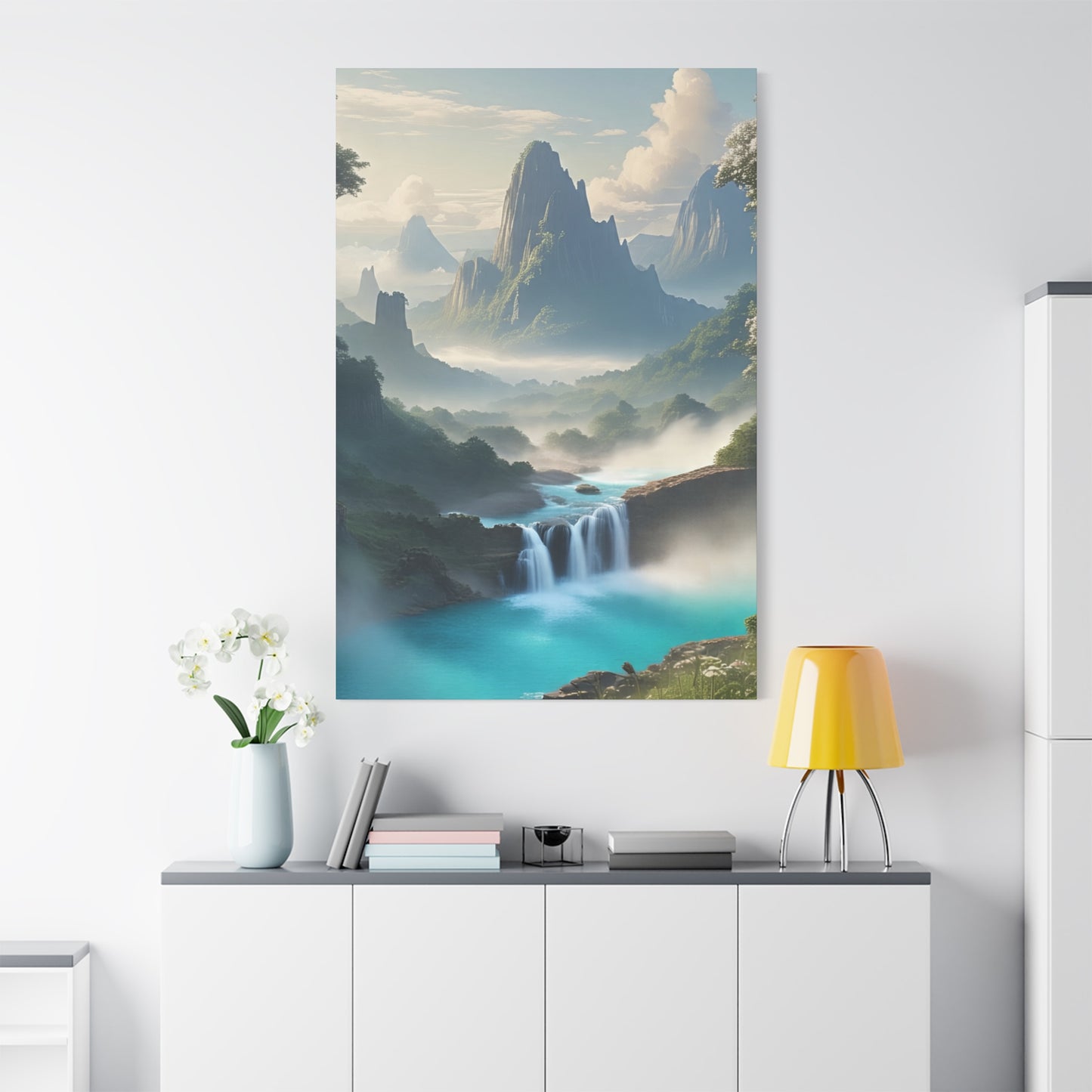 Scenic Landscape Canvas Print, Wall Art Decor, Home Decoration, Nature Wall Art, Gift for Nature Lovers, Tranquil Art for Living Room