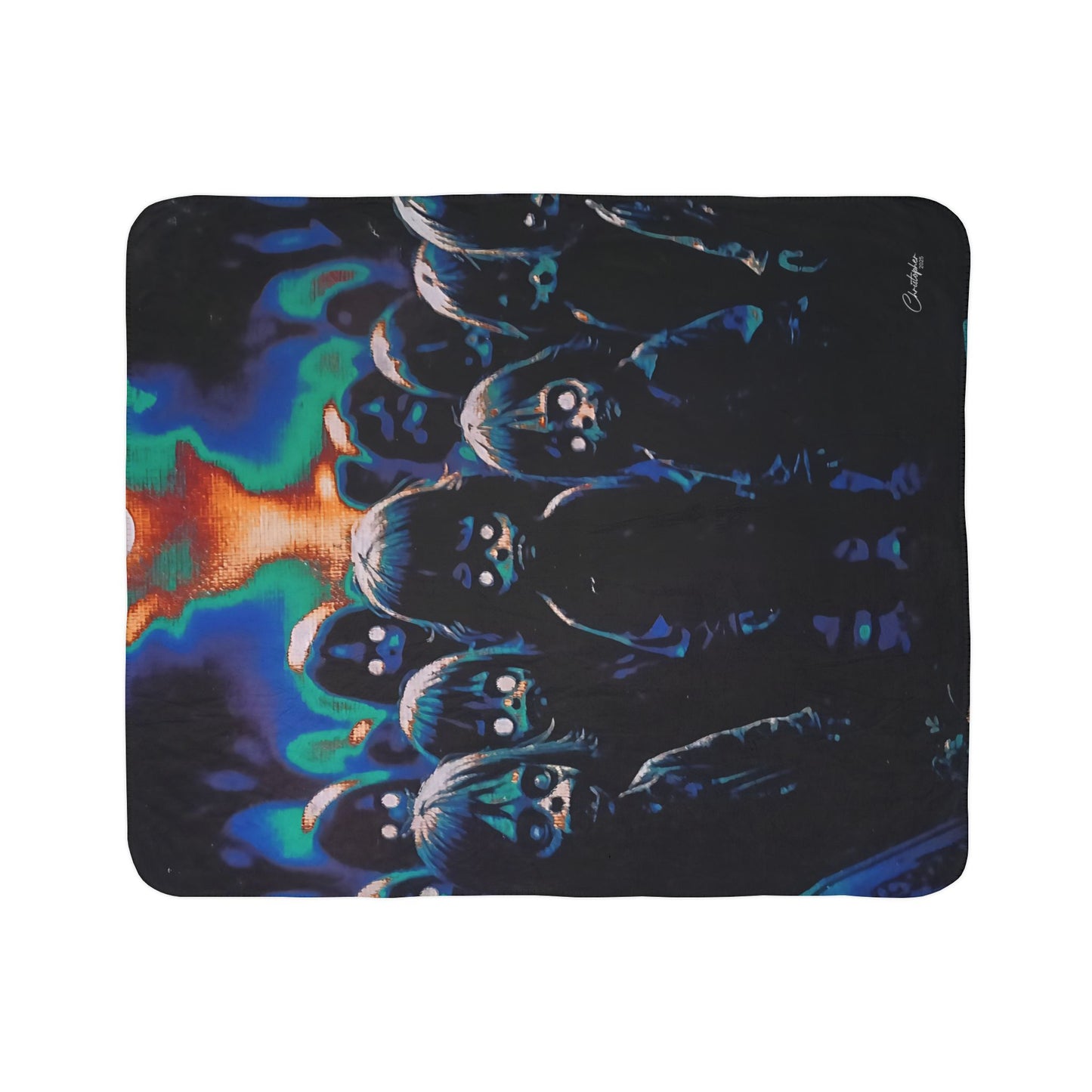 Original Laser Engraved Art ,Chilling Horror Fleece Sherpa Blanket | Cozy Cover for Spooky Nights, Halloween Decor, Scary Movie Marathons, Gifting Nightmare [...]