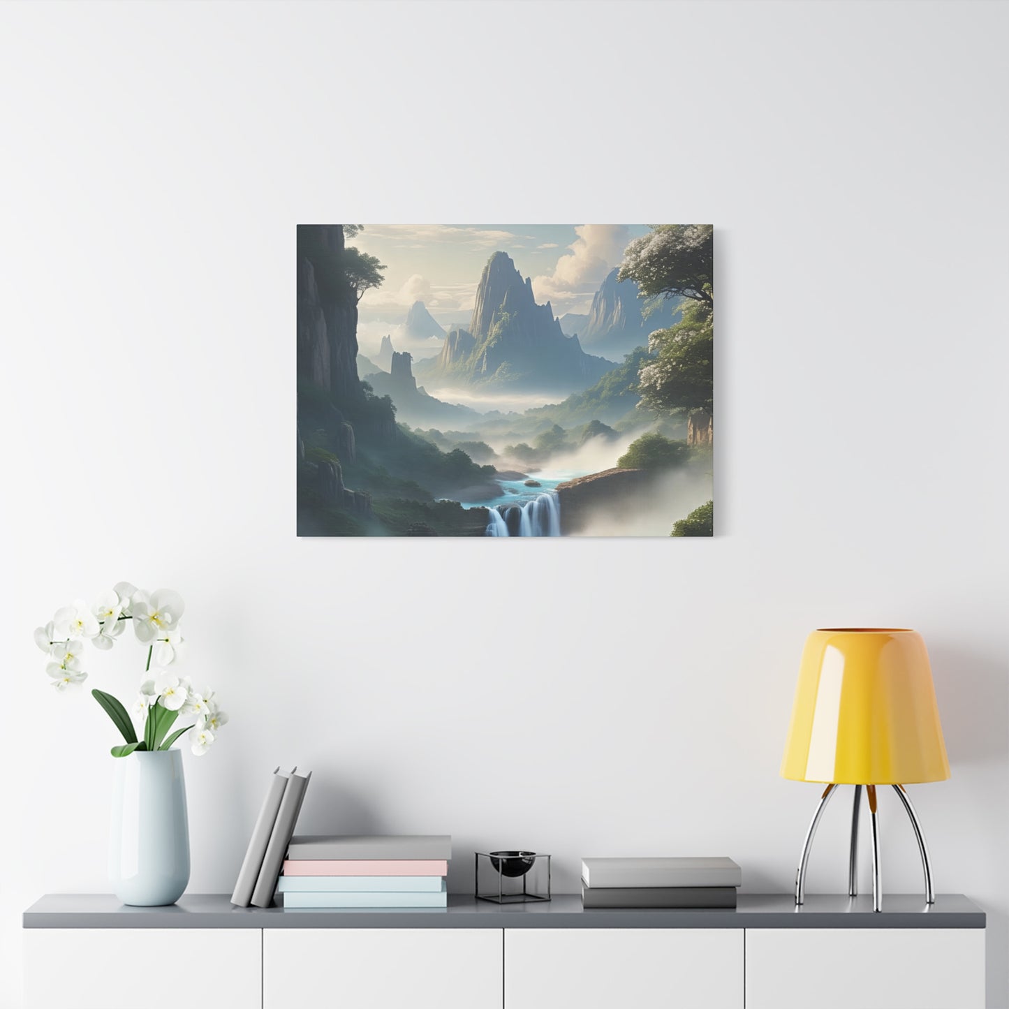 Scenic Landscape Canvas Print, Wall Art Decor, Home Decoration, Nature Wall Art, Gift for Nature Lovers, Tranquil Art for Living Room