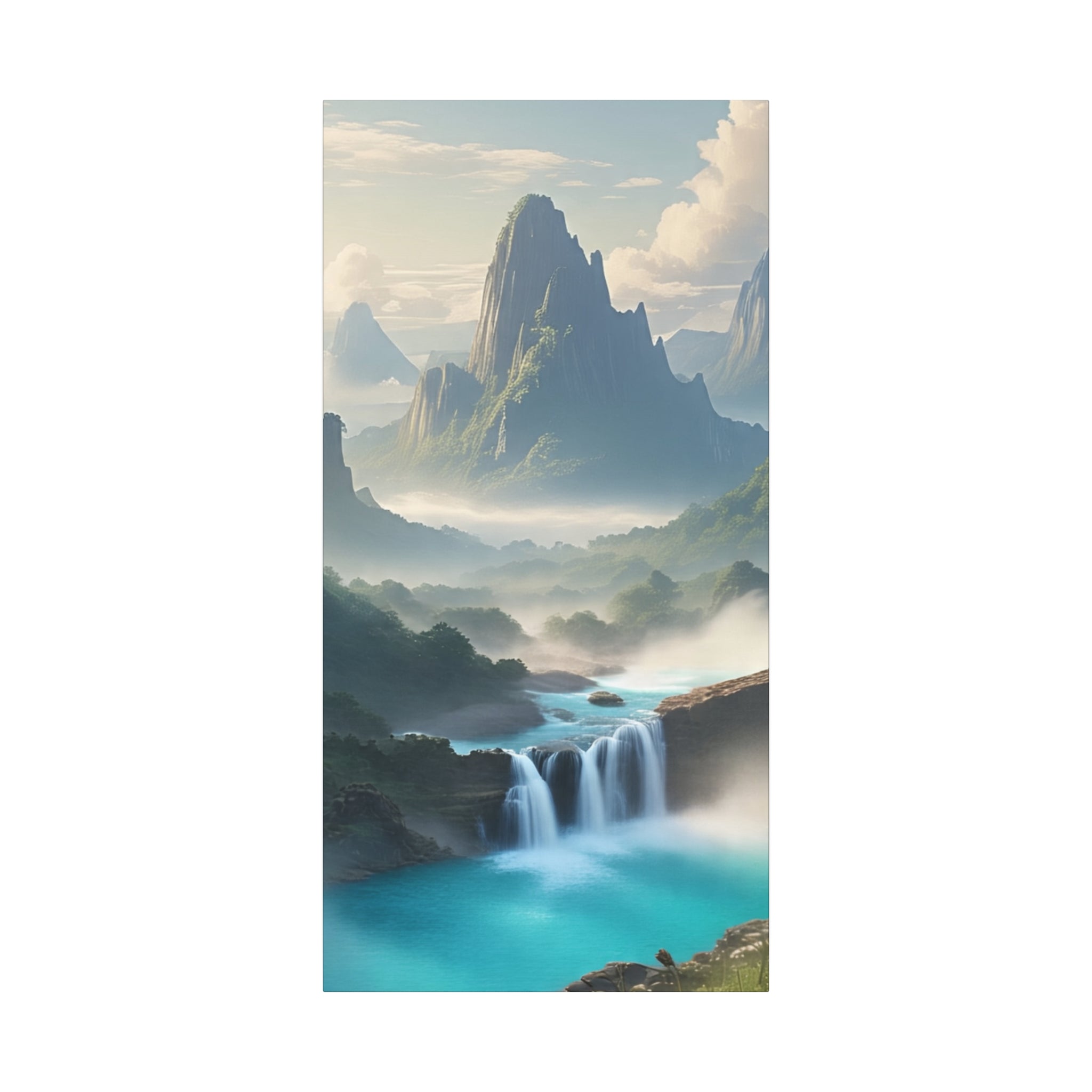 Scenic Landscape Canvas Print, Wall Art Decor, Home Decoration, Nature Wall Art, Gift for Nature Lovers, Tranquil Art for Living Room