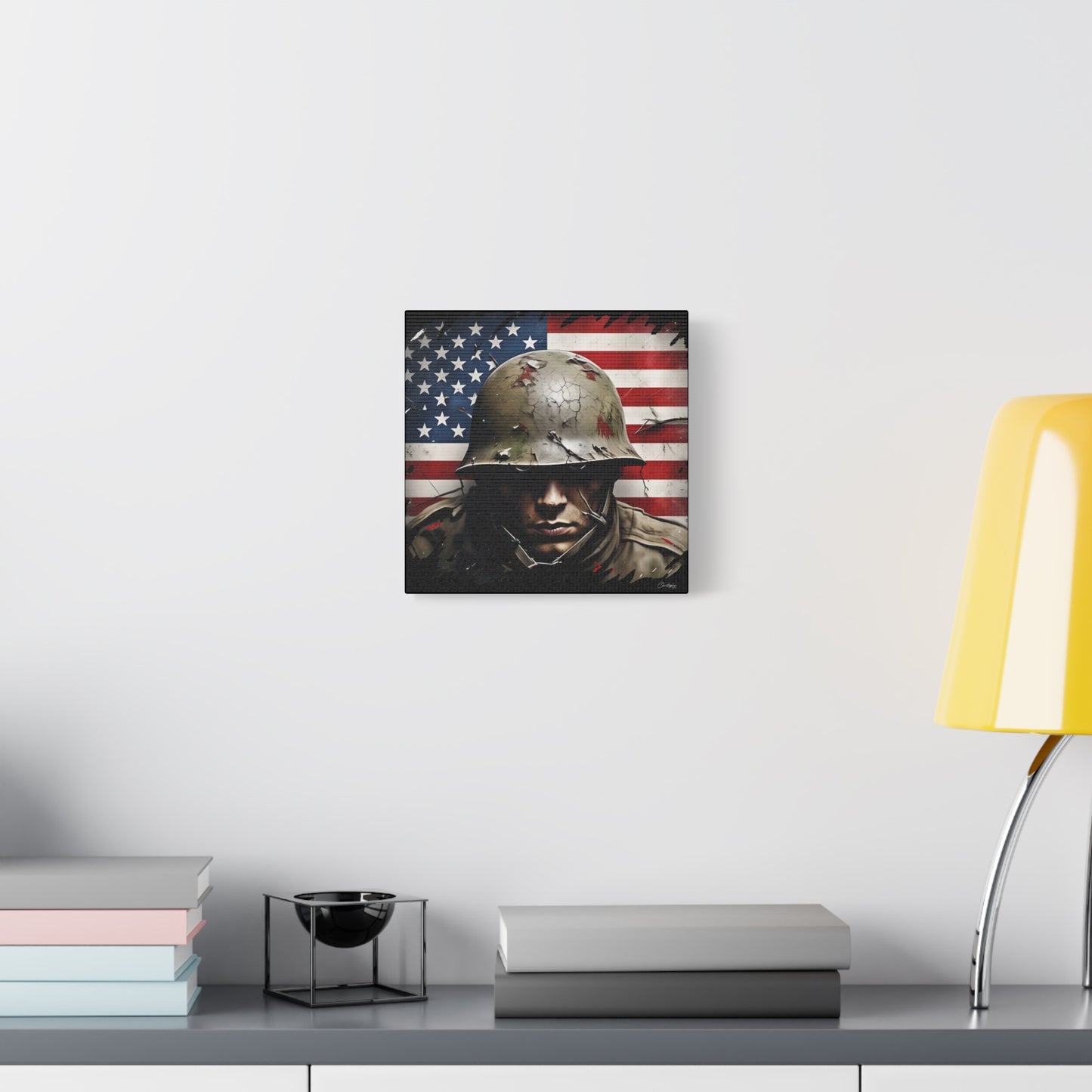 Military-Themed Canvas Art, Military Canvas Print, Wall Art for Veterans, Patriotic Home Decor, Gift for Army, Military Artwork, [...]