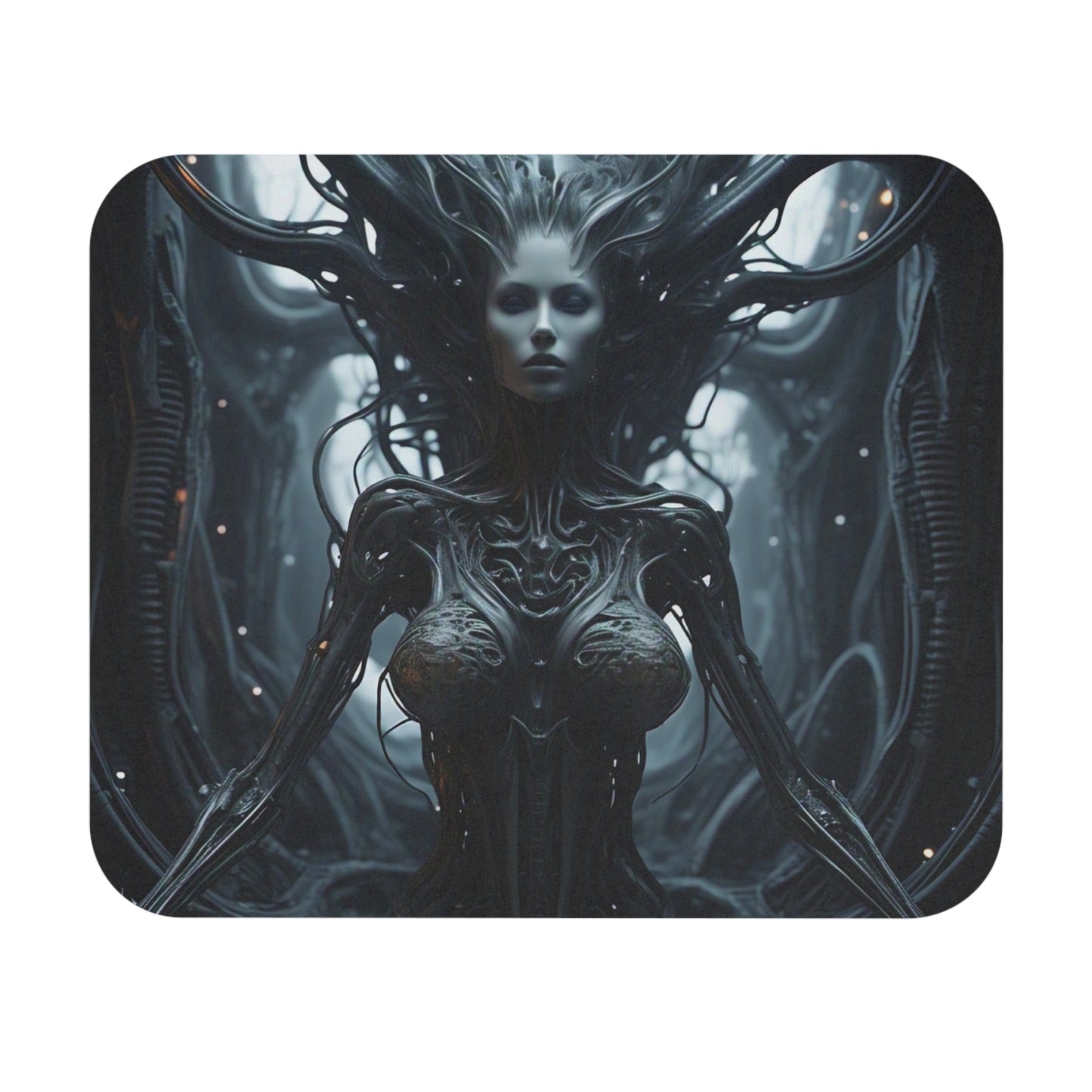 Futuristic Cyberpunk Mouse Pad - Unique Design for Gamers and Tech Enthusiasts